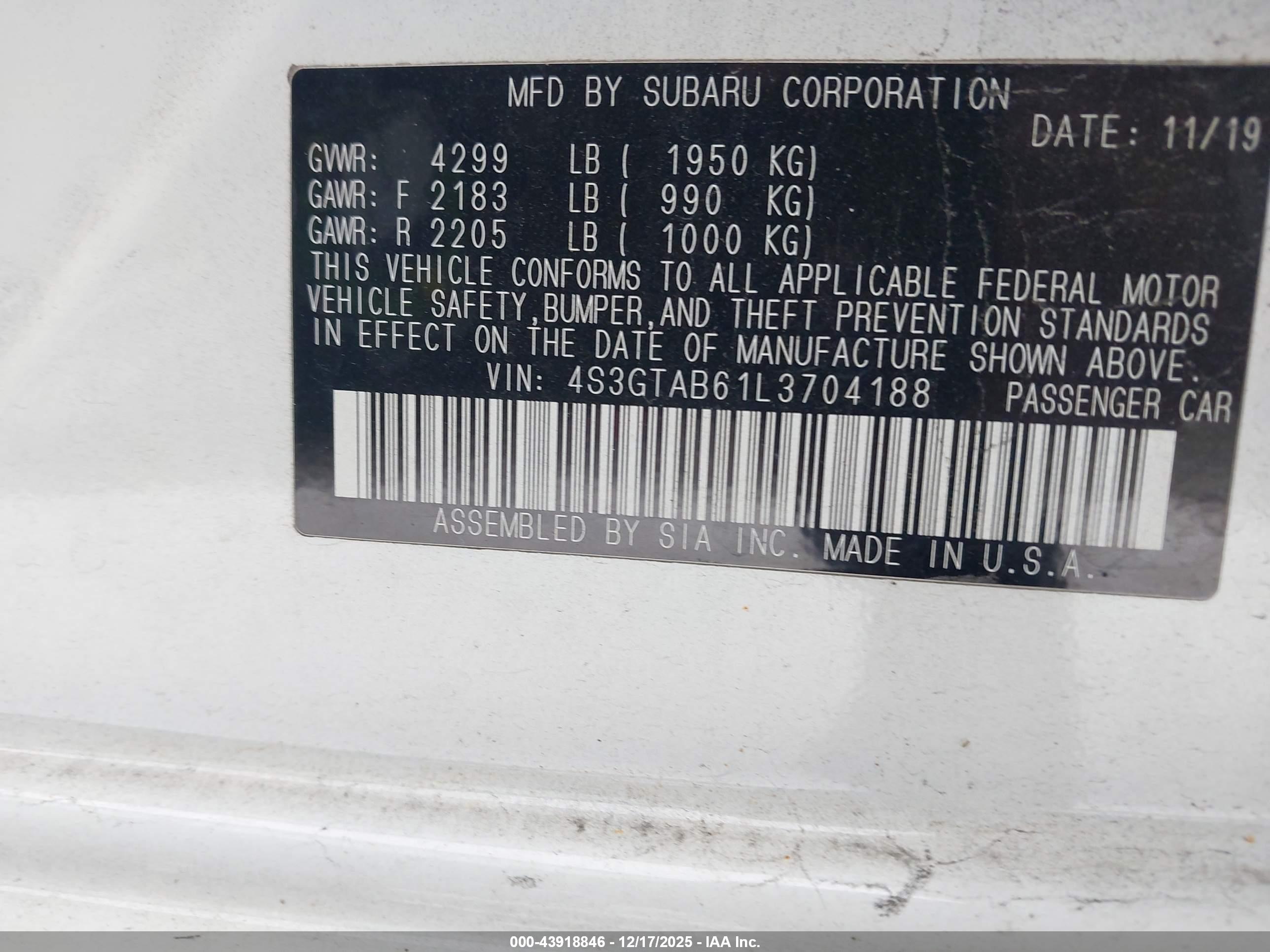 SUBARU IMPREZA image 9