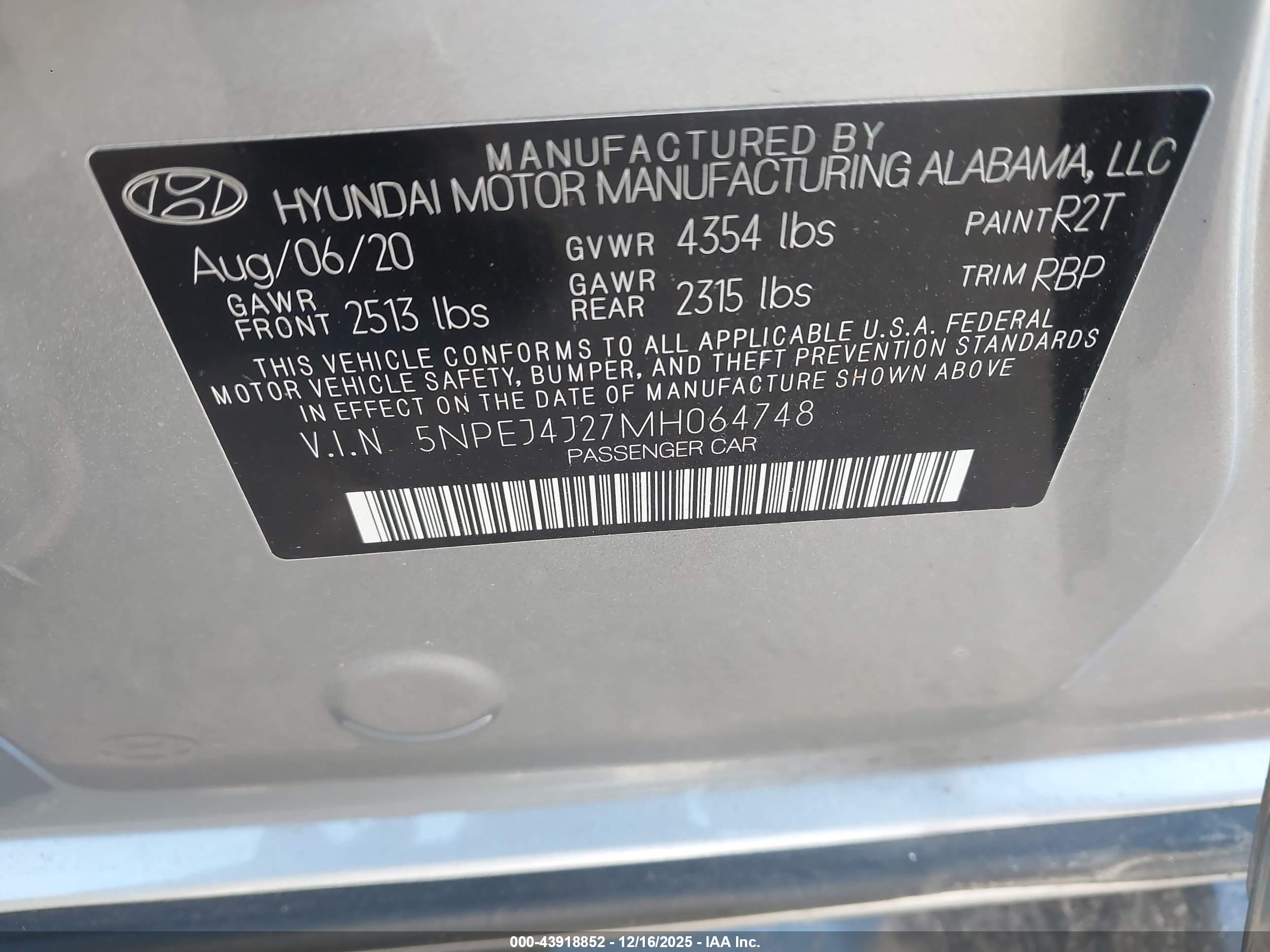 HYUNDAI SONATA image 9