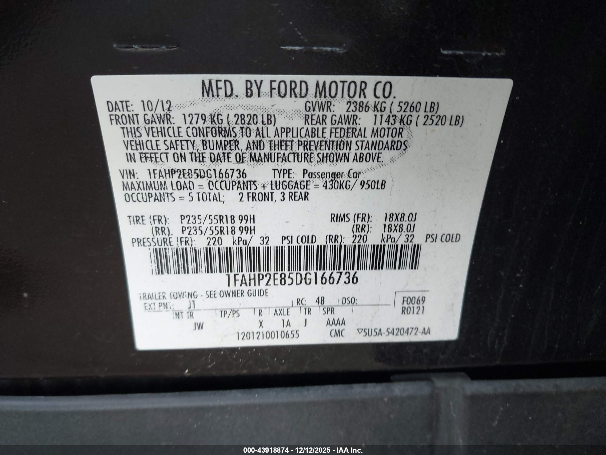 FORD TAURUS image 9