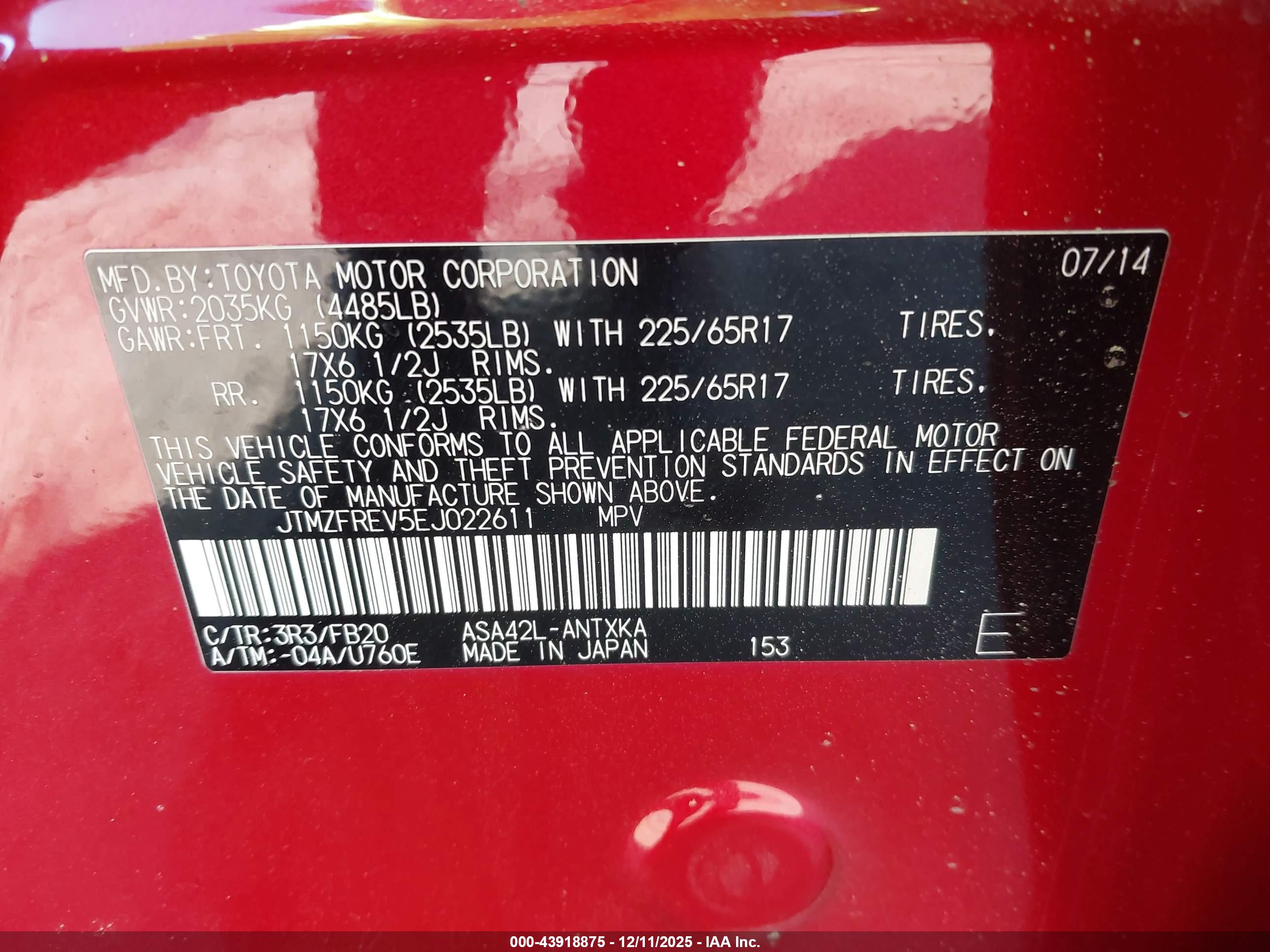 TOYOTA RAV4 image 9