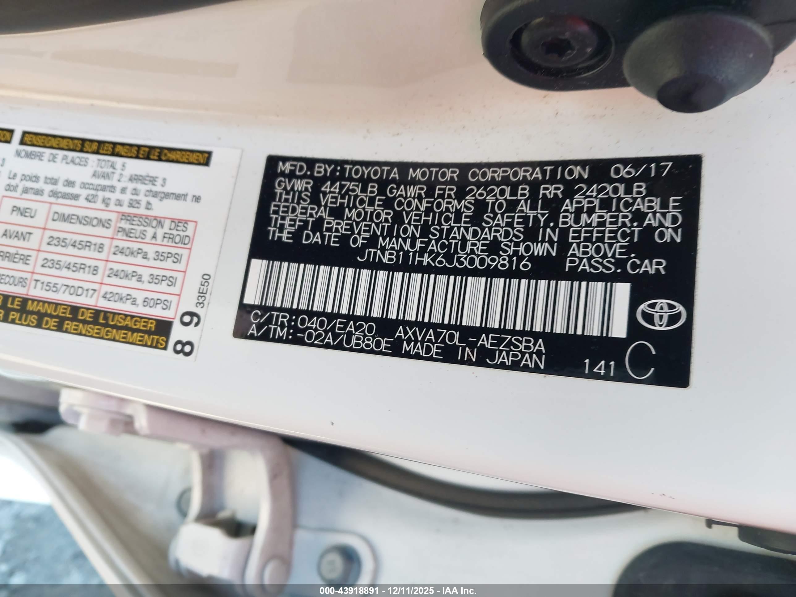 TOYOTA CAMRY image 9