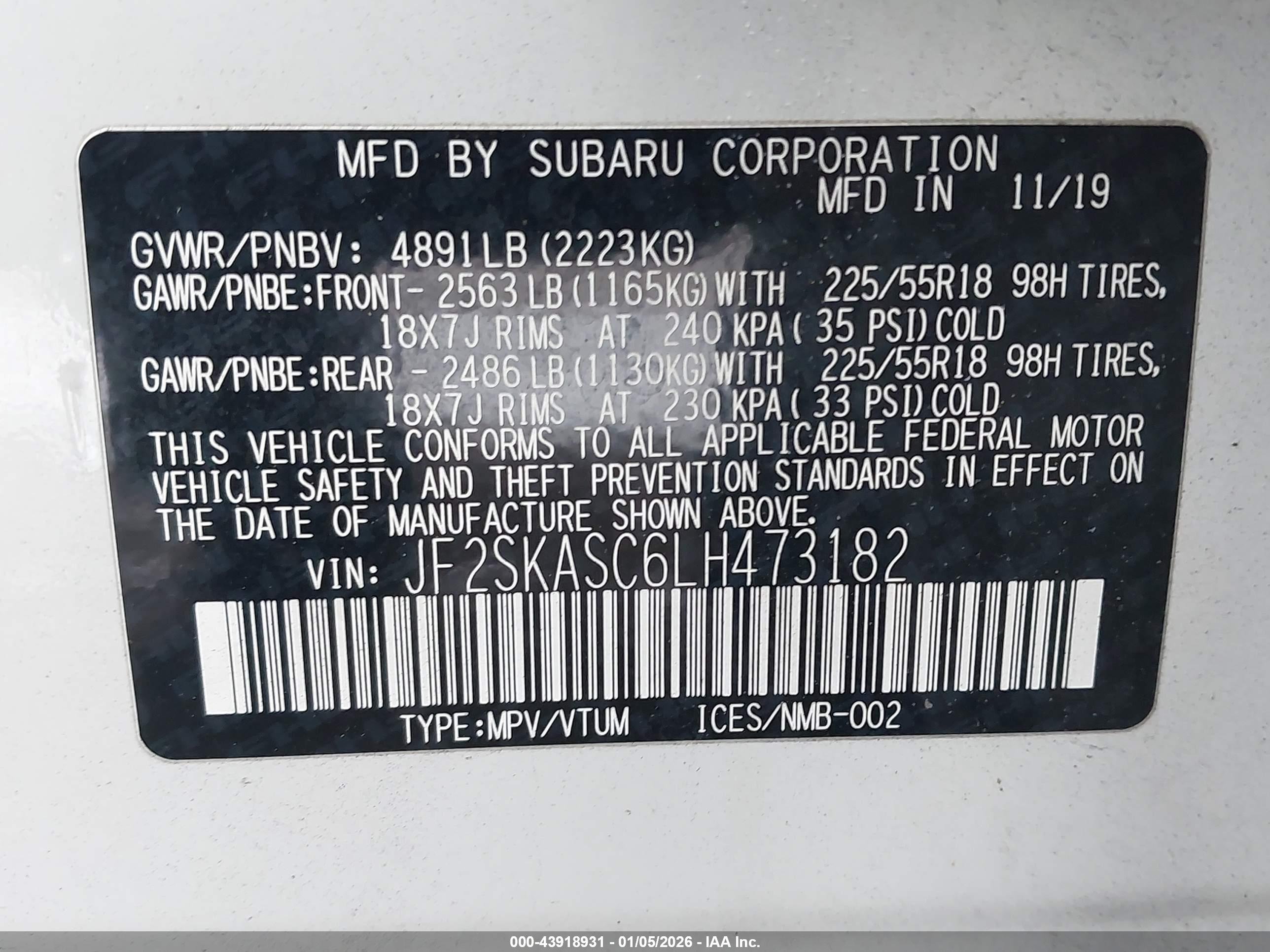 SUBARU FORESTER image 9