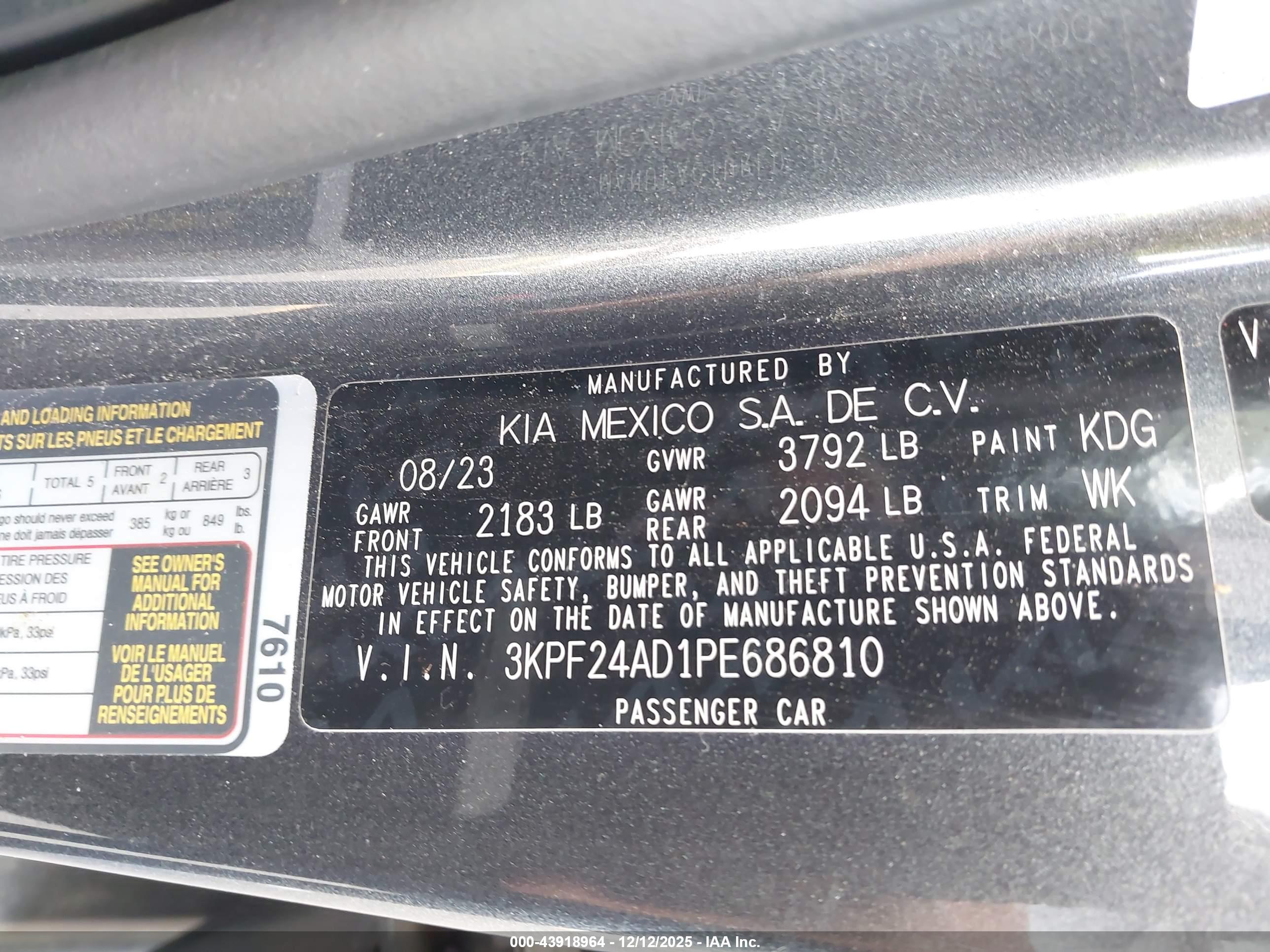 KIA FORTE image 9