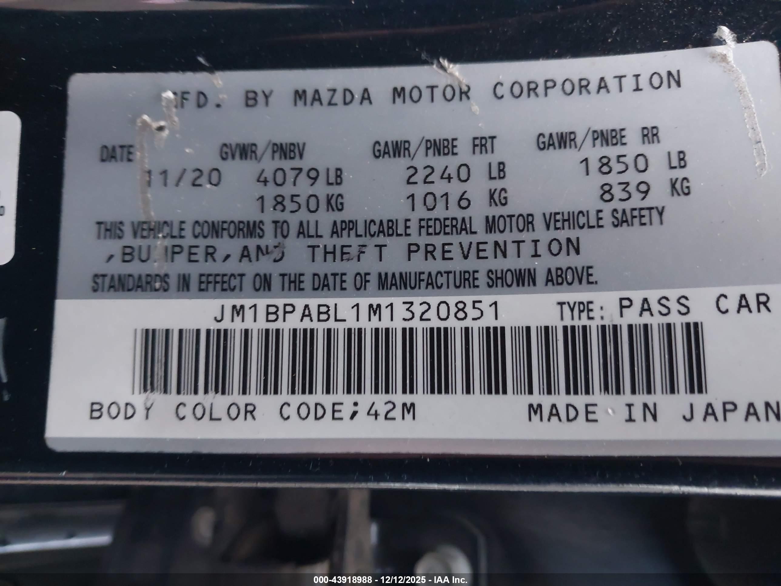 MAZDA MAZDA3 image 9