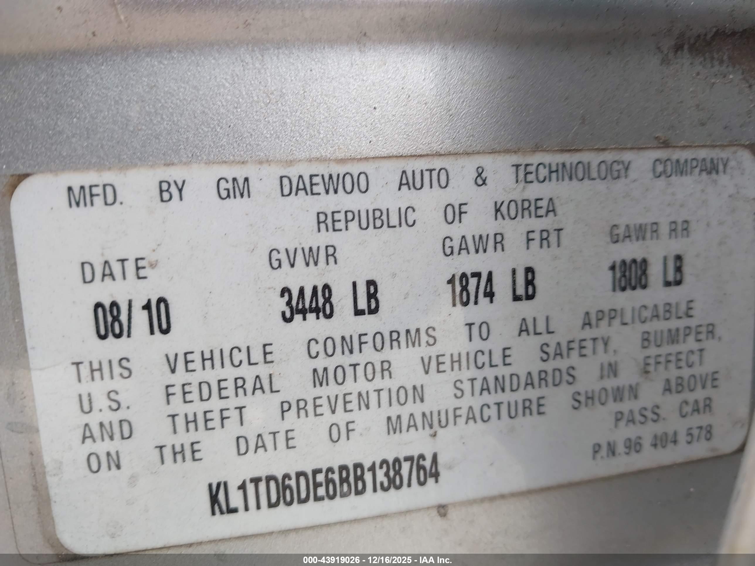 CHEVROLET AVEO image 9