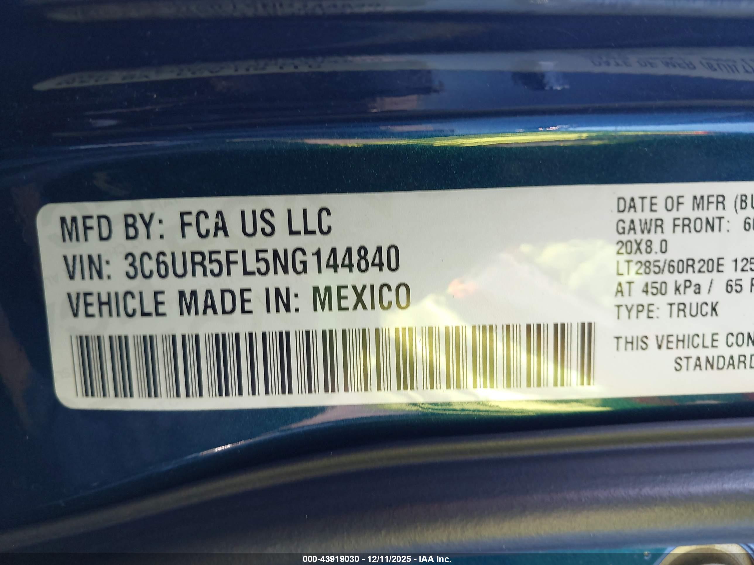RAM 2500 image 9