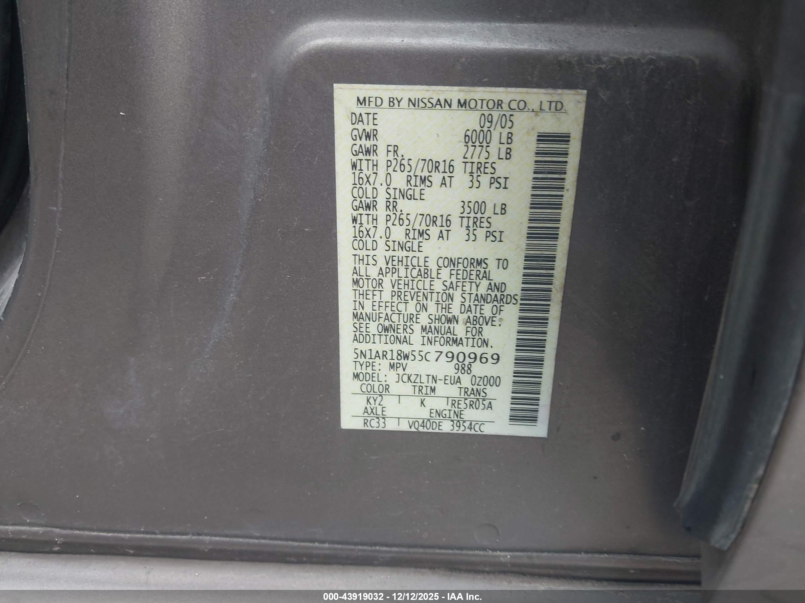 NISSAN PATHFINDER image 9