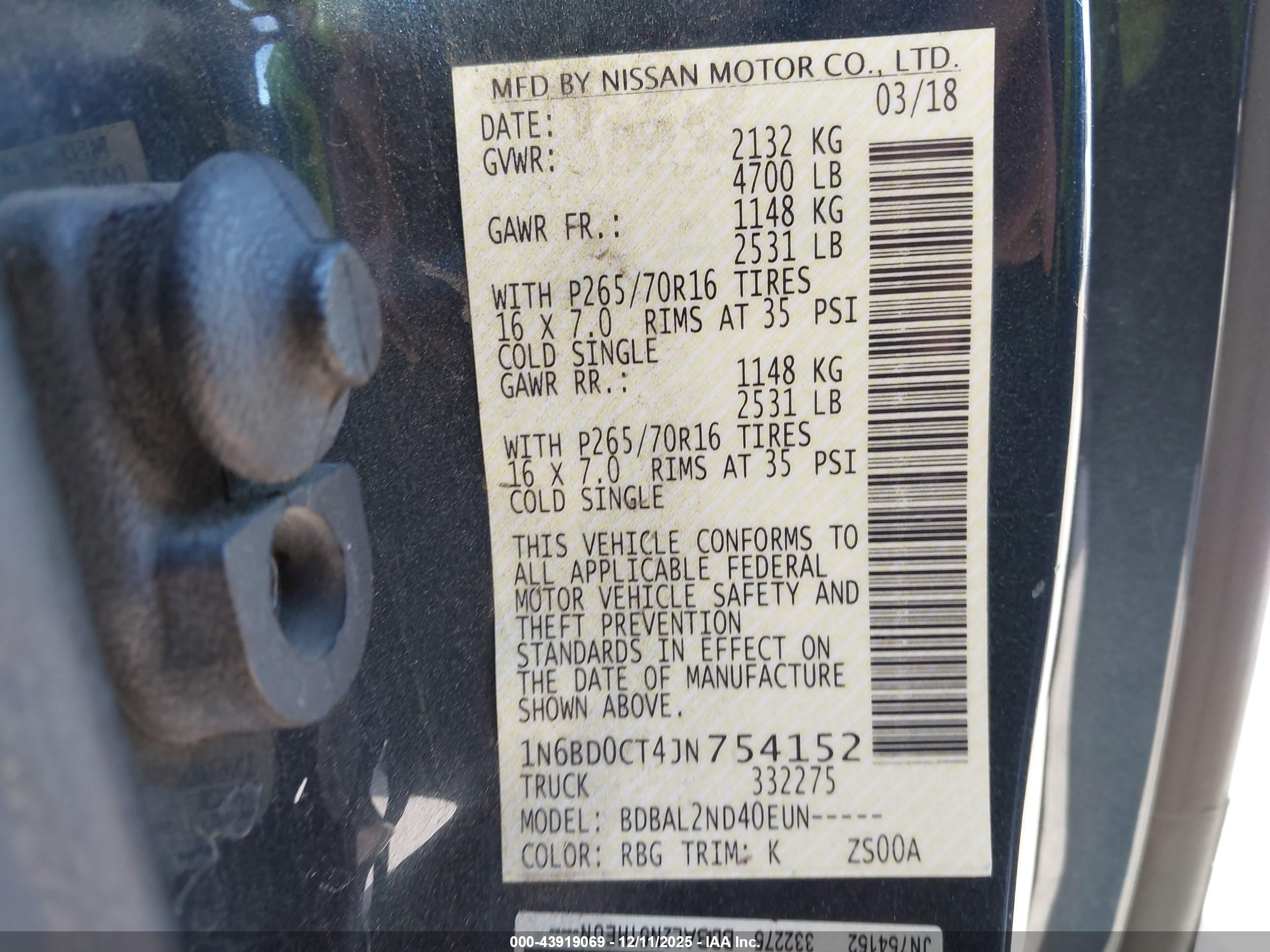 NISSAN FRONTIER image 9