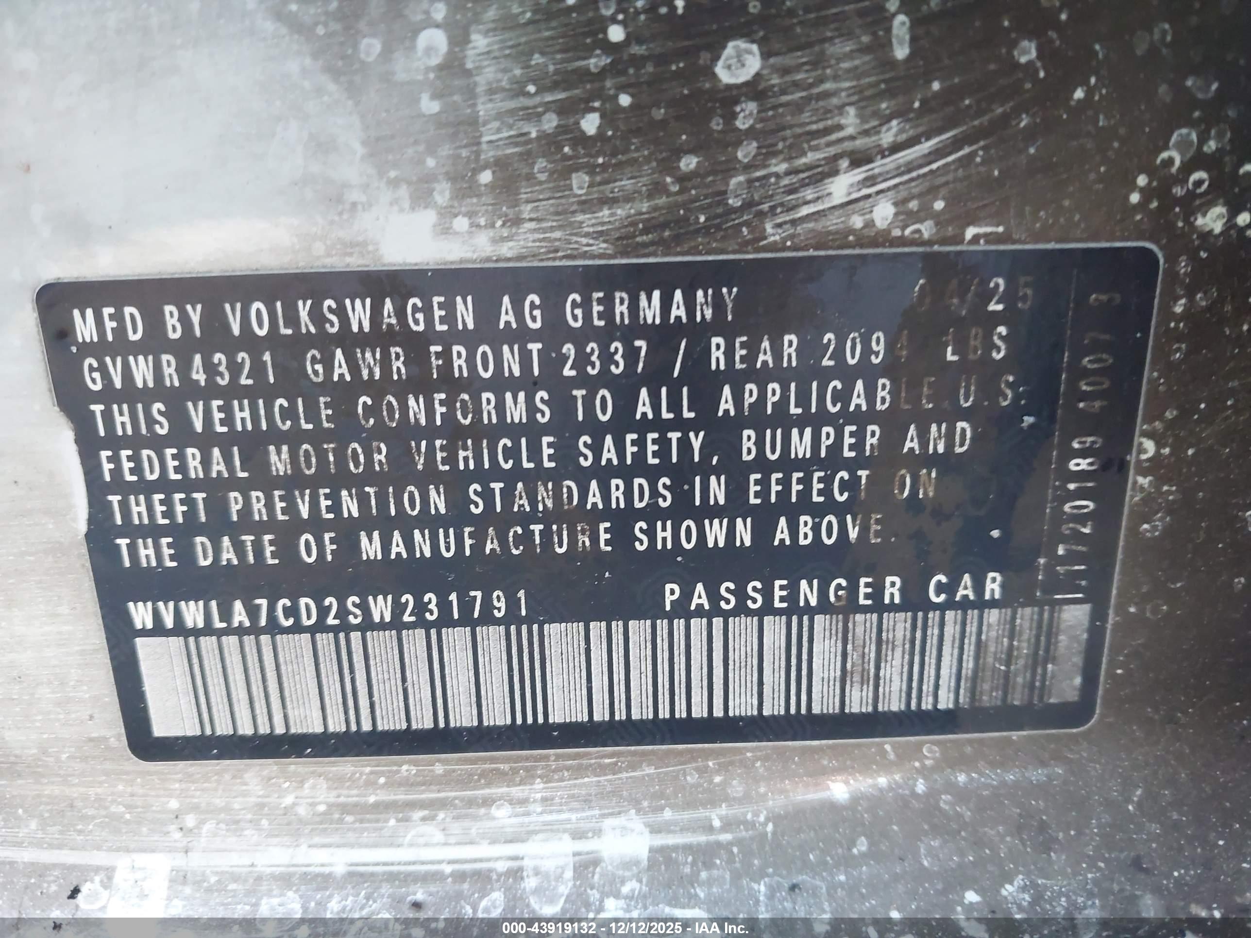 VOLKSWAGEN GOLF image 9