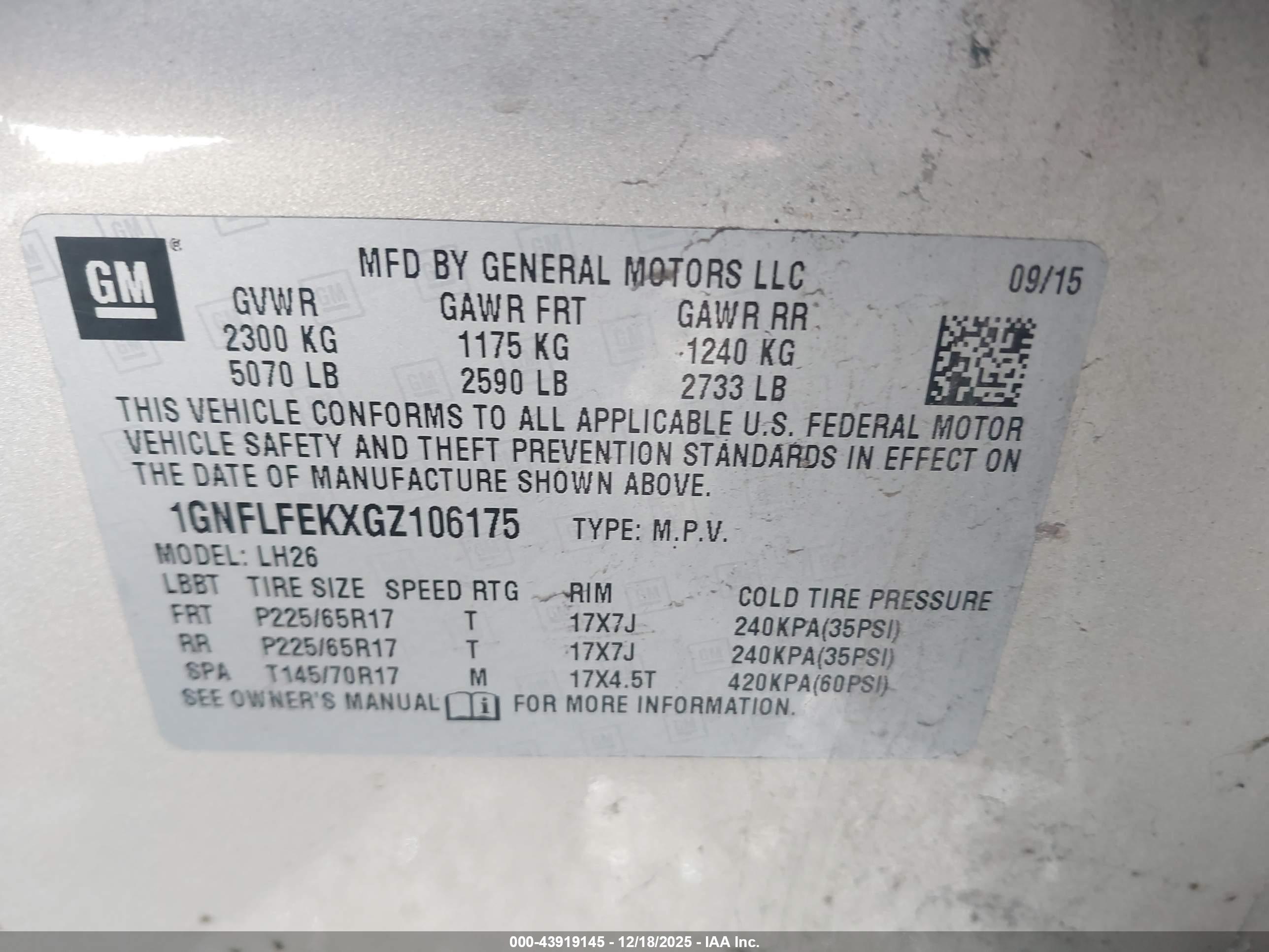 CHEVROLET EQUINOX image 9