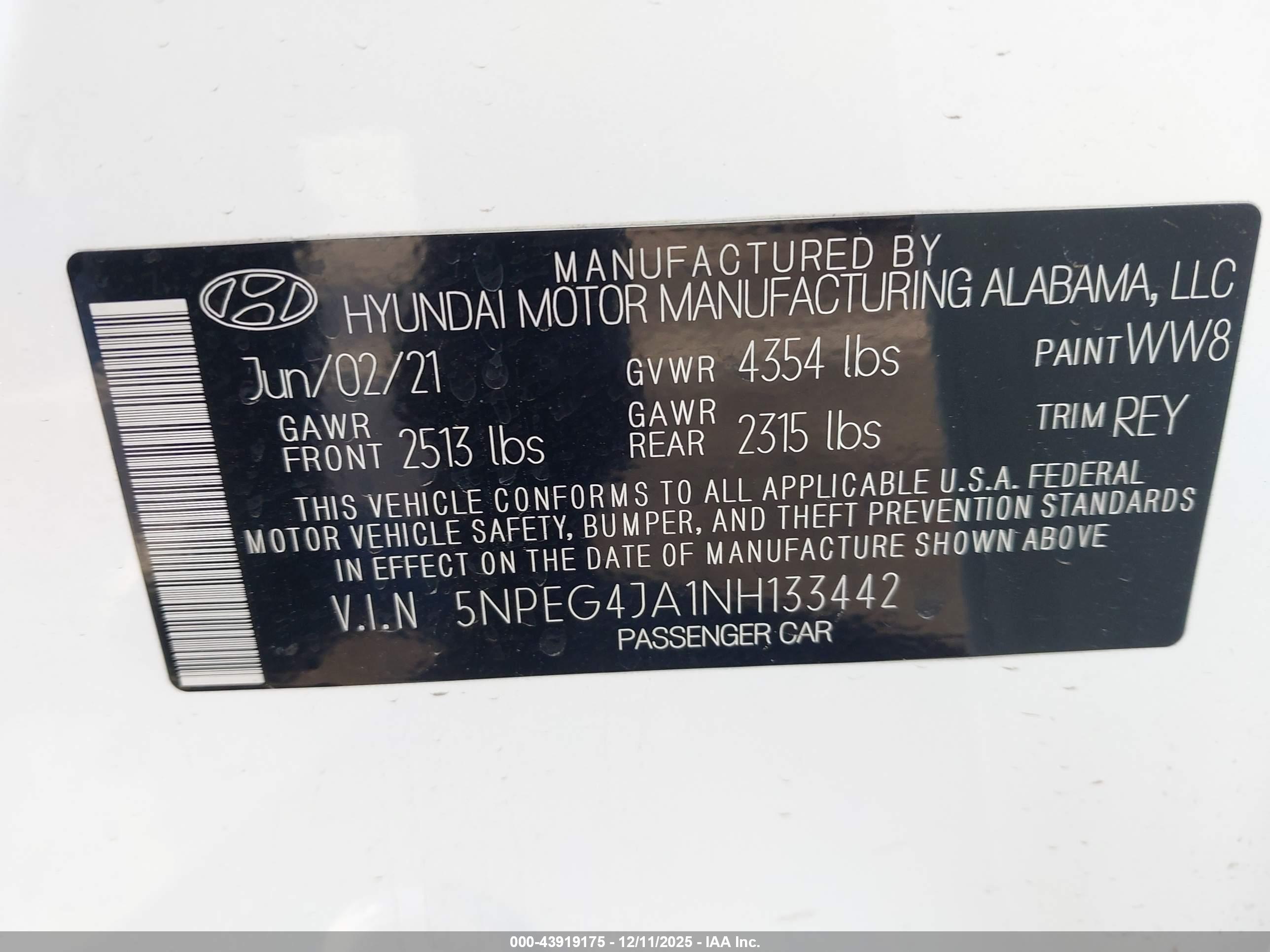 HYUNDAI SONATA image 9