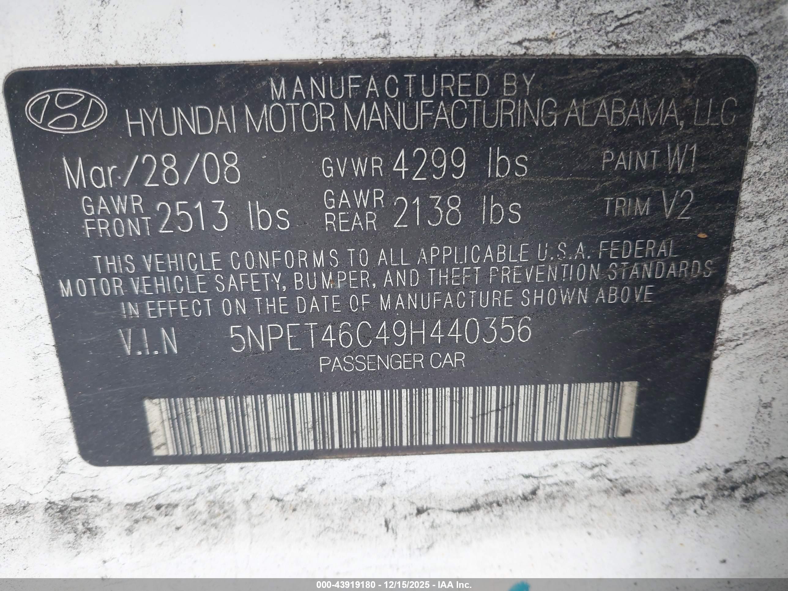 HYUNDAI SONATA image 9