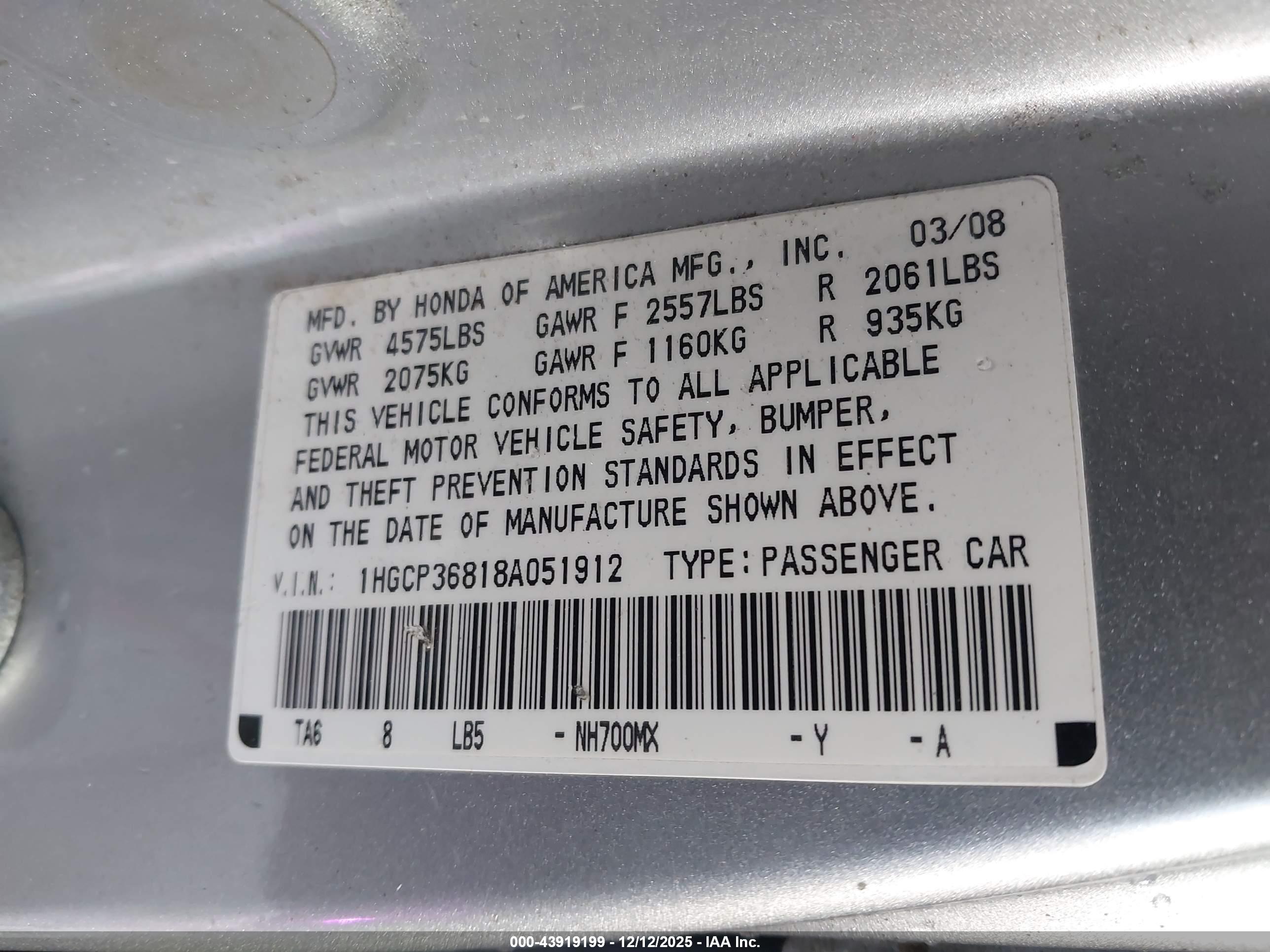 HONDA ACCORD image 9