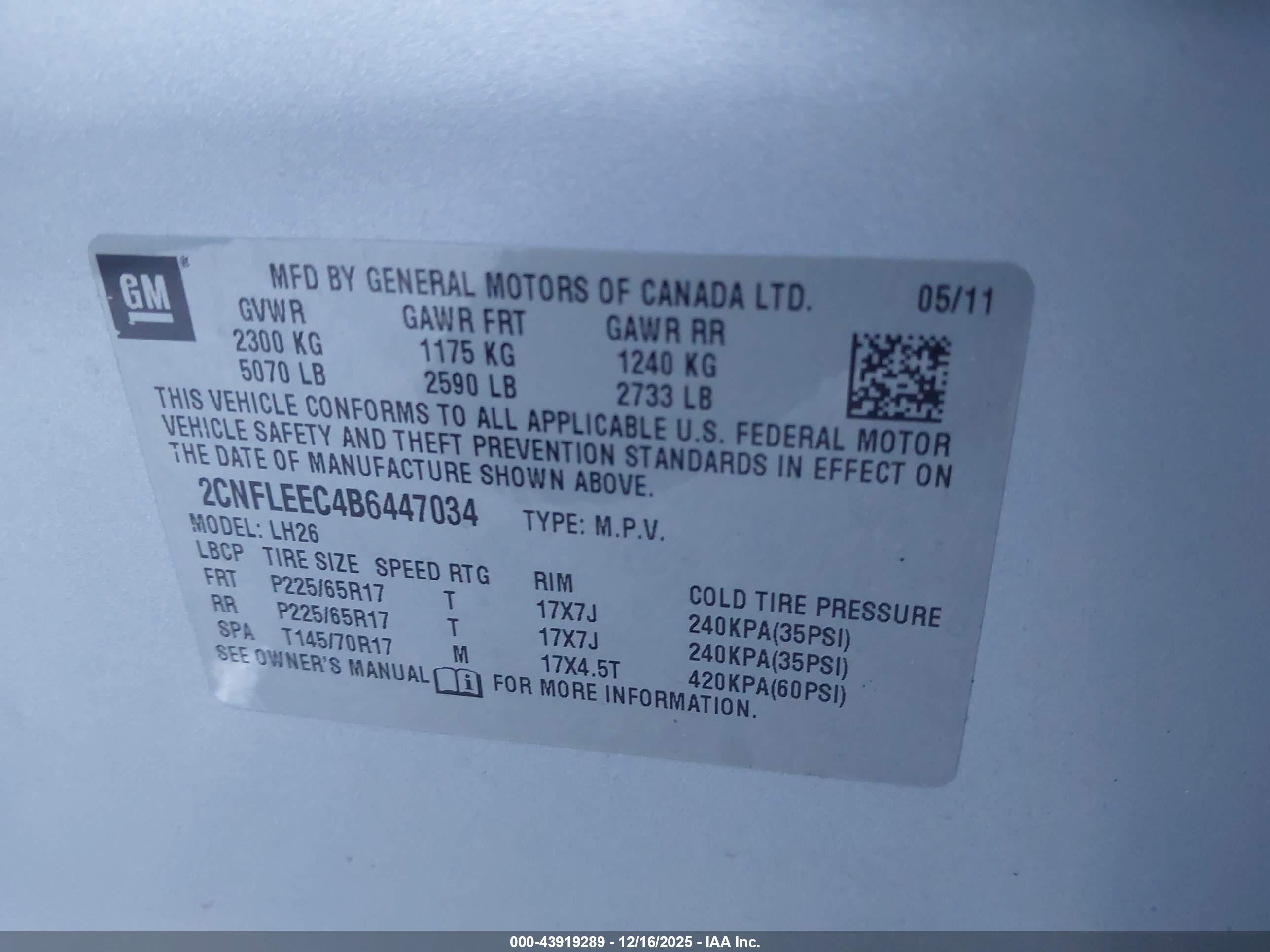 CHEVROLET EQUINOX image 9