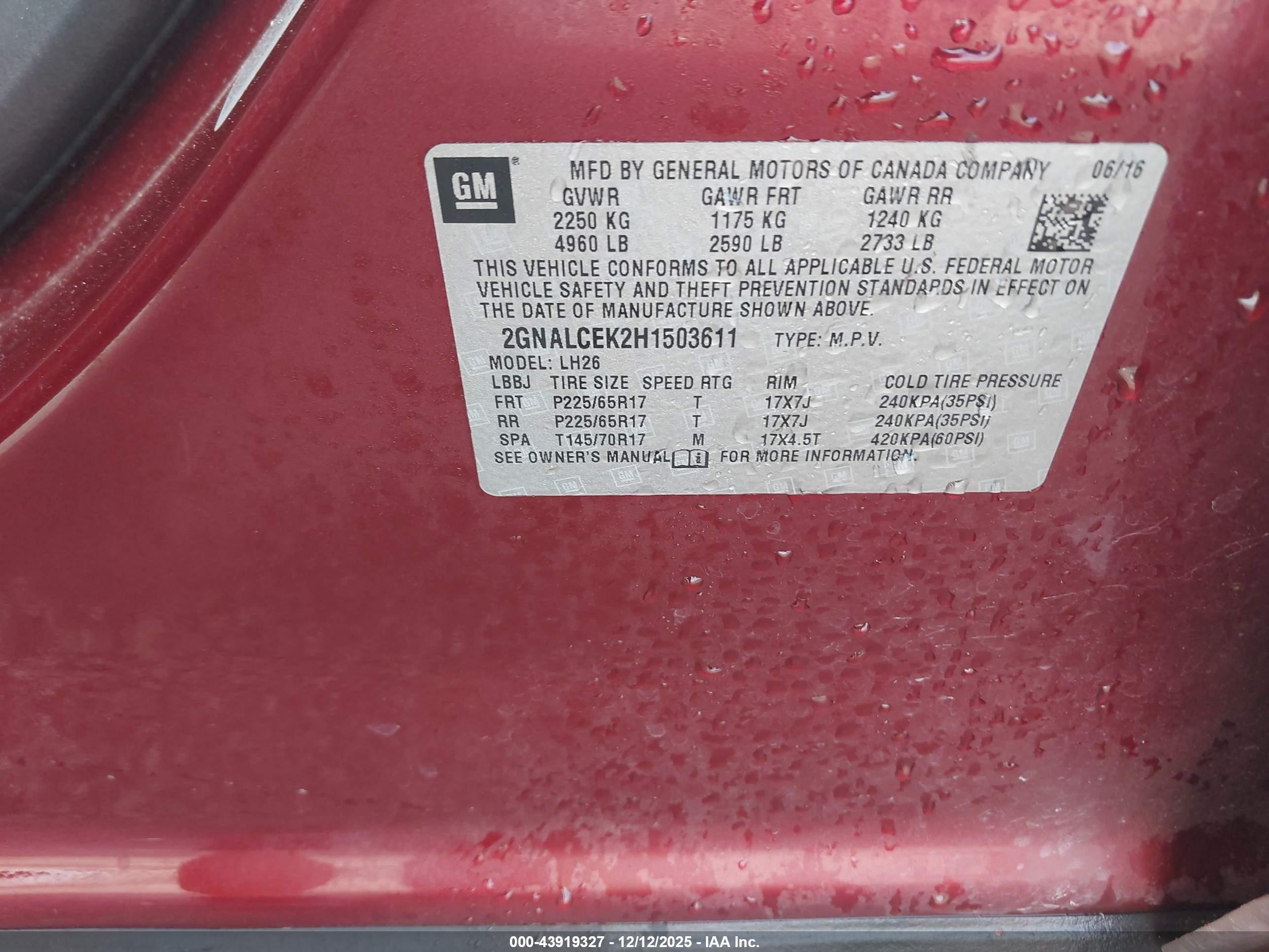 CHEVROLET EQUINOX image 9