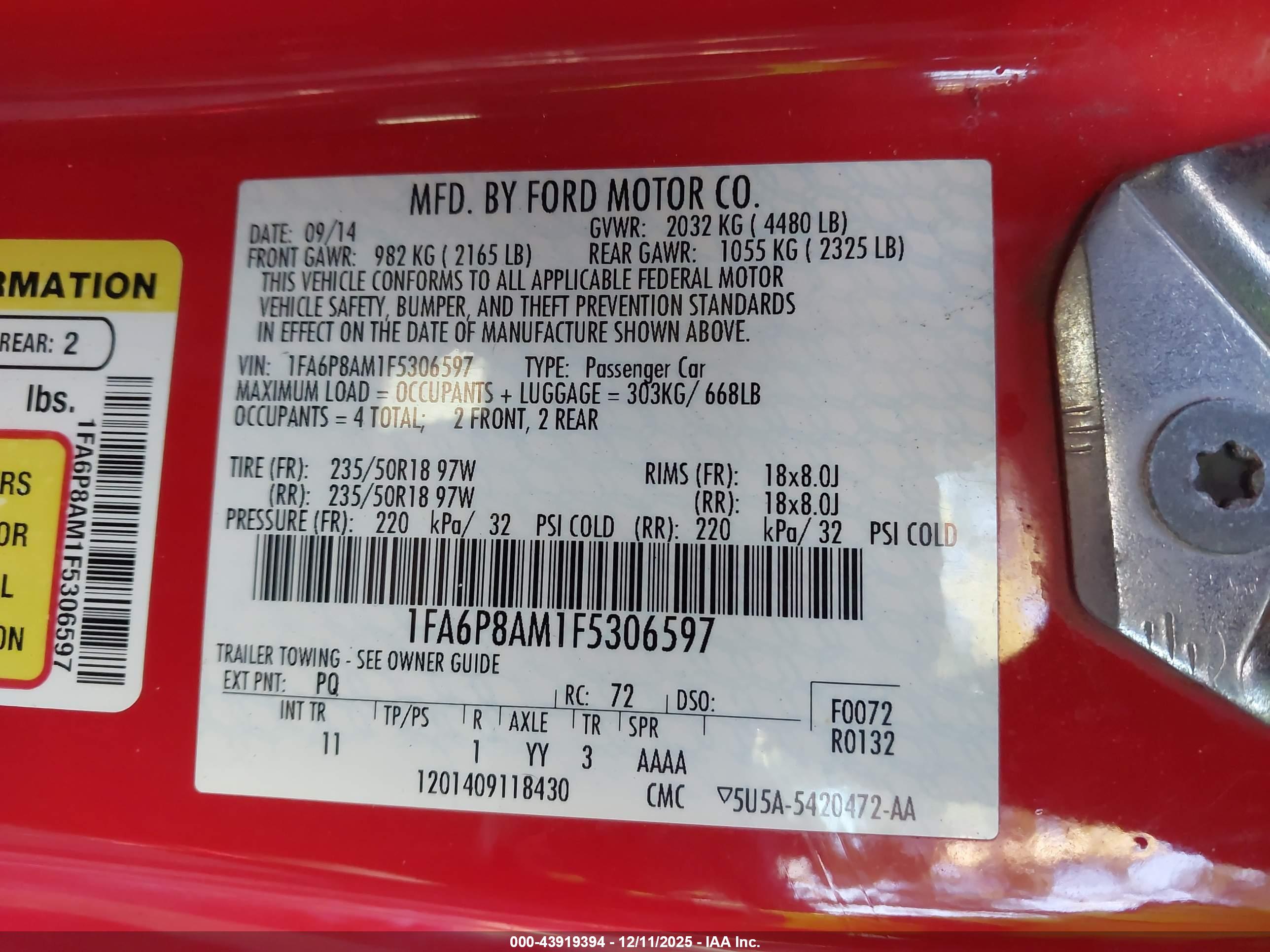 FORD MUSTANG image 9
