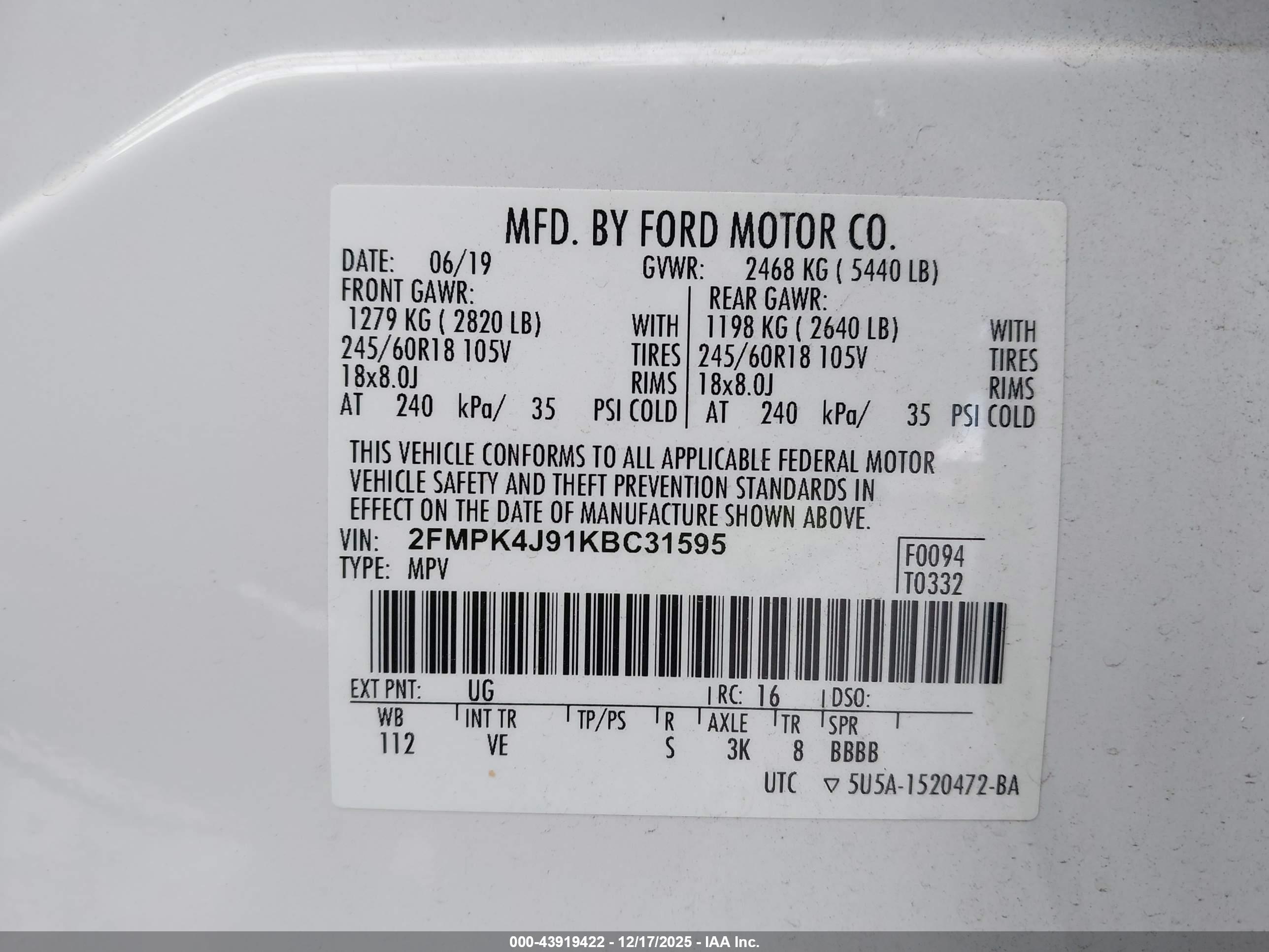 FORD EDGE image 9