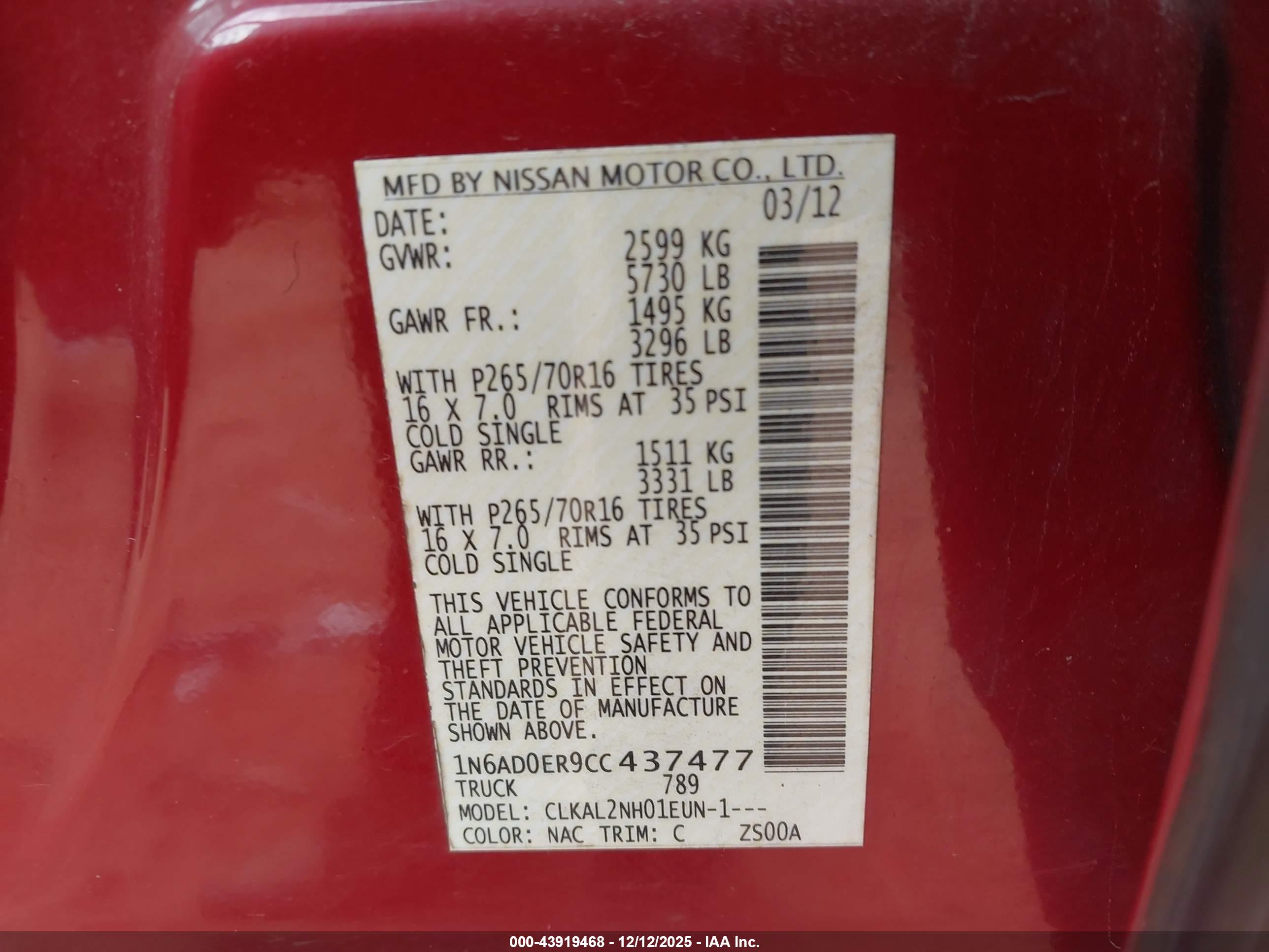 NISSAN FRONTIER image 9