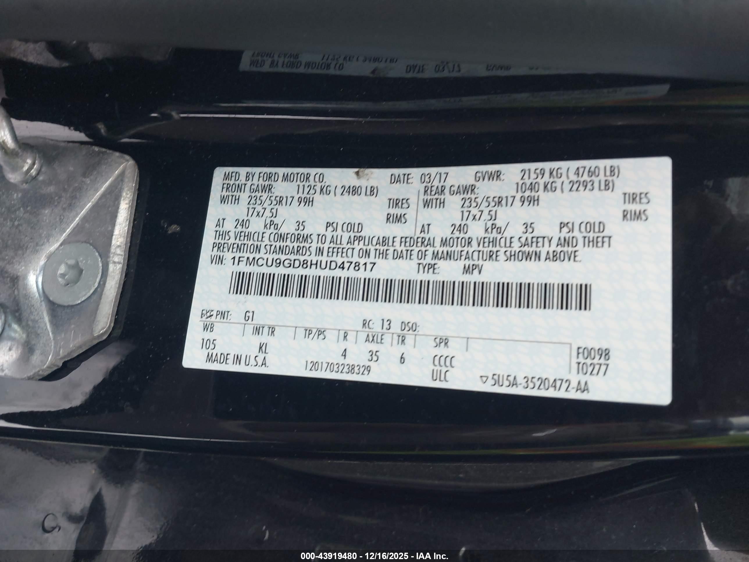 FORD ESCAPE image 9