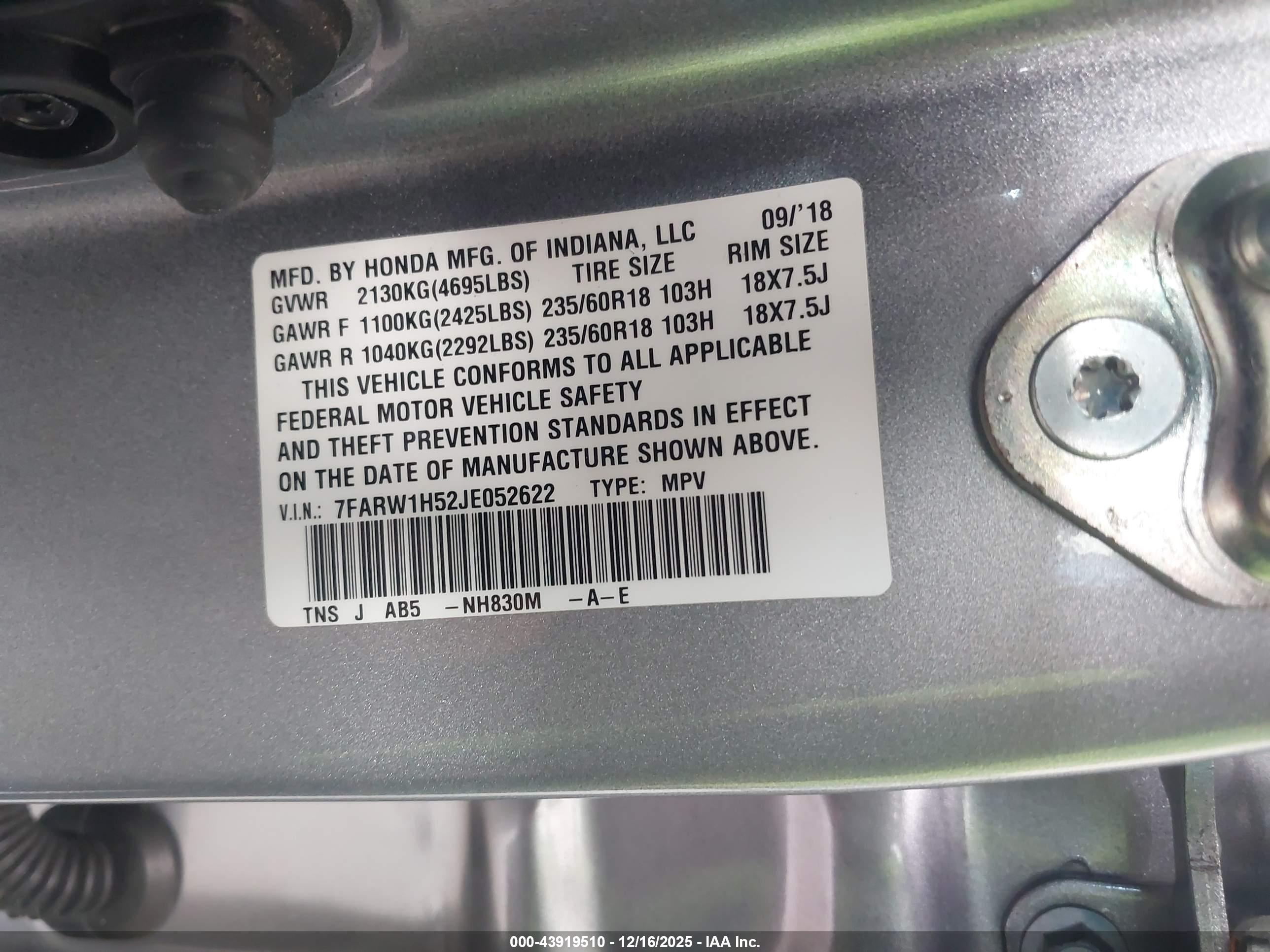 HONDA CR-V image 9