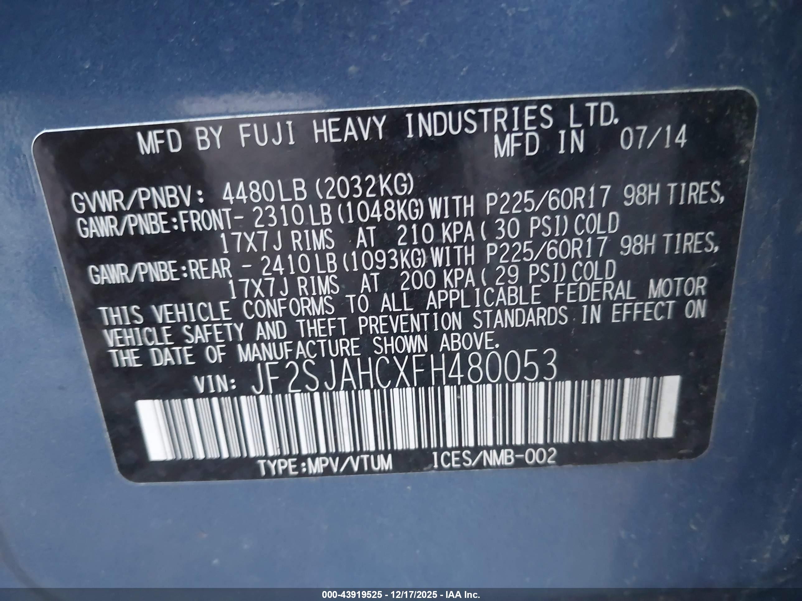 SUBARU FORESTER image 9