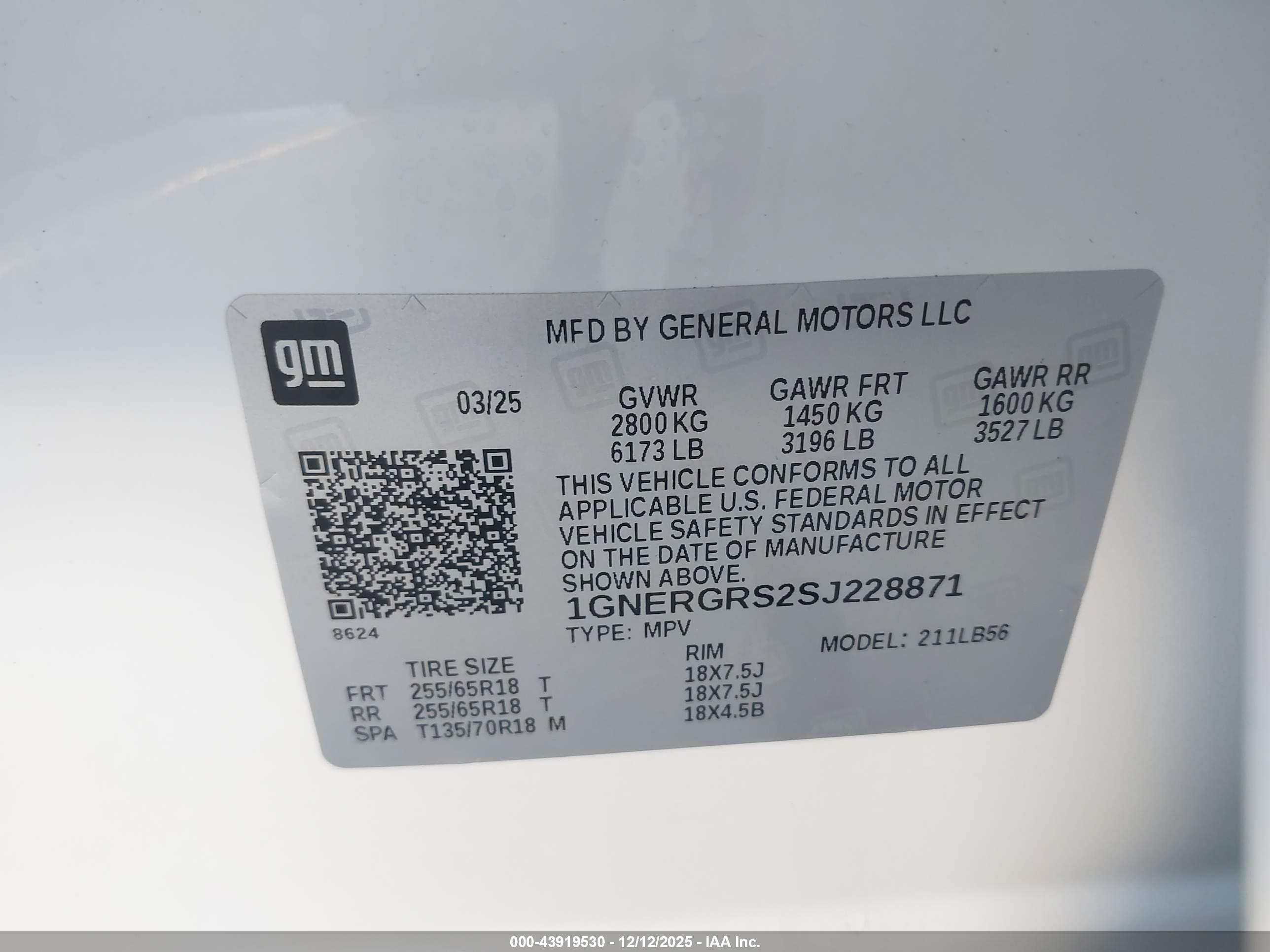 CHEVROLET TRAVERSE image 9