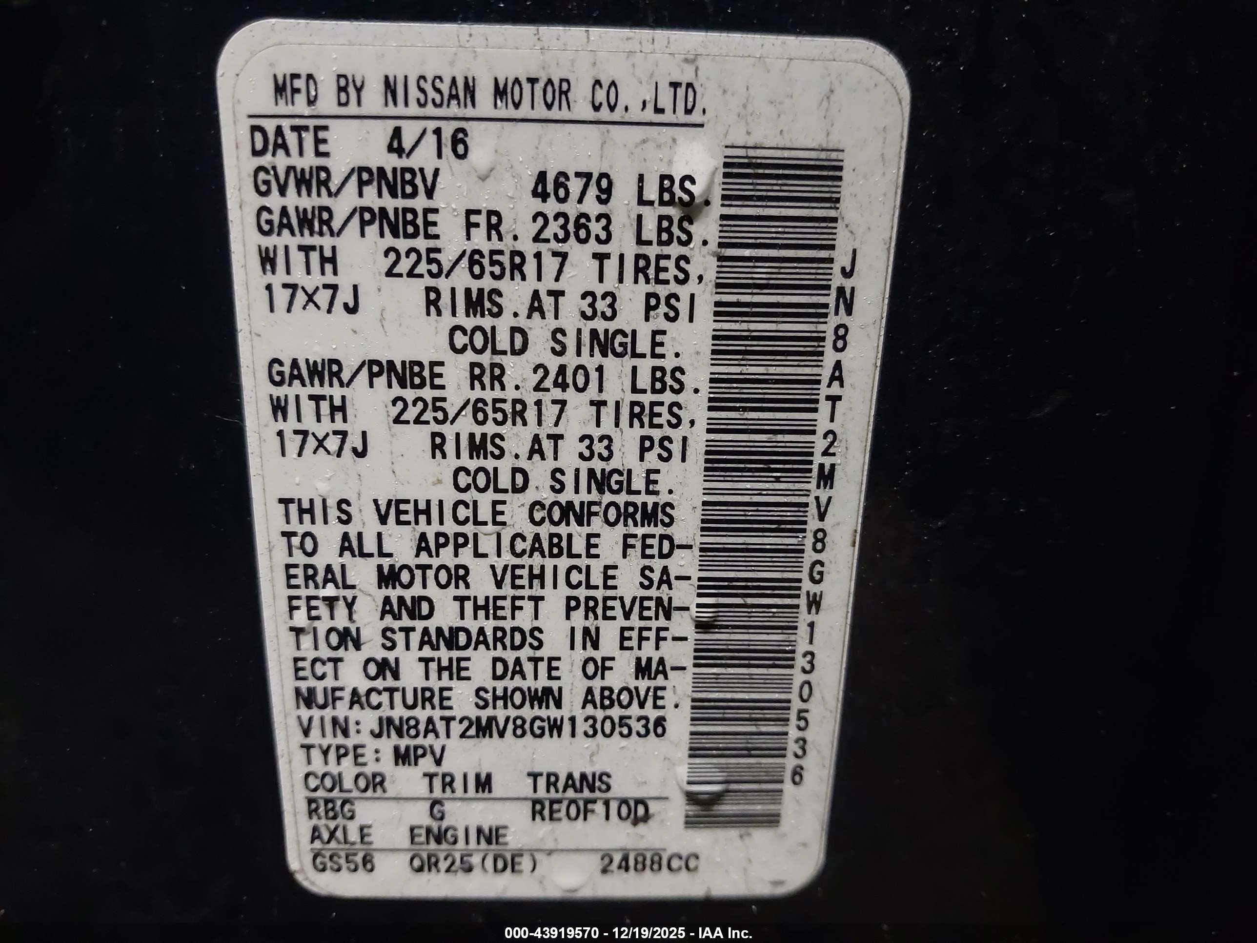 NISSAN ROGUE image 9
