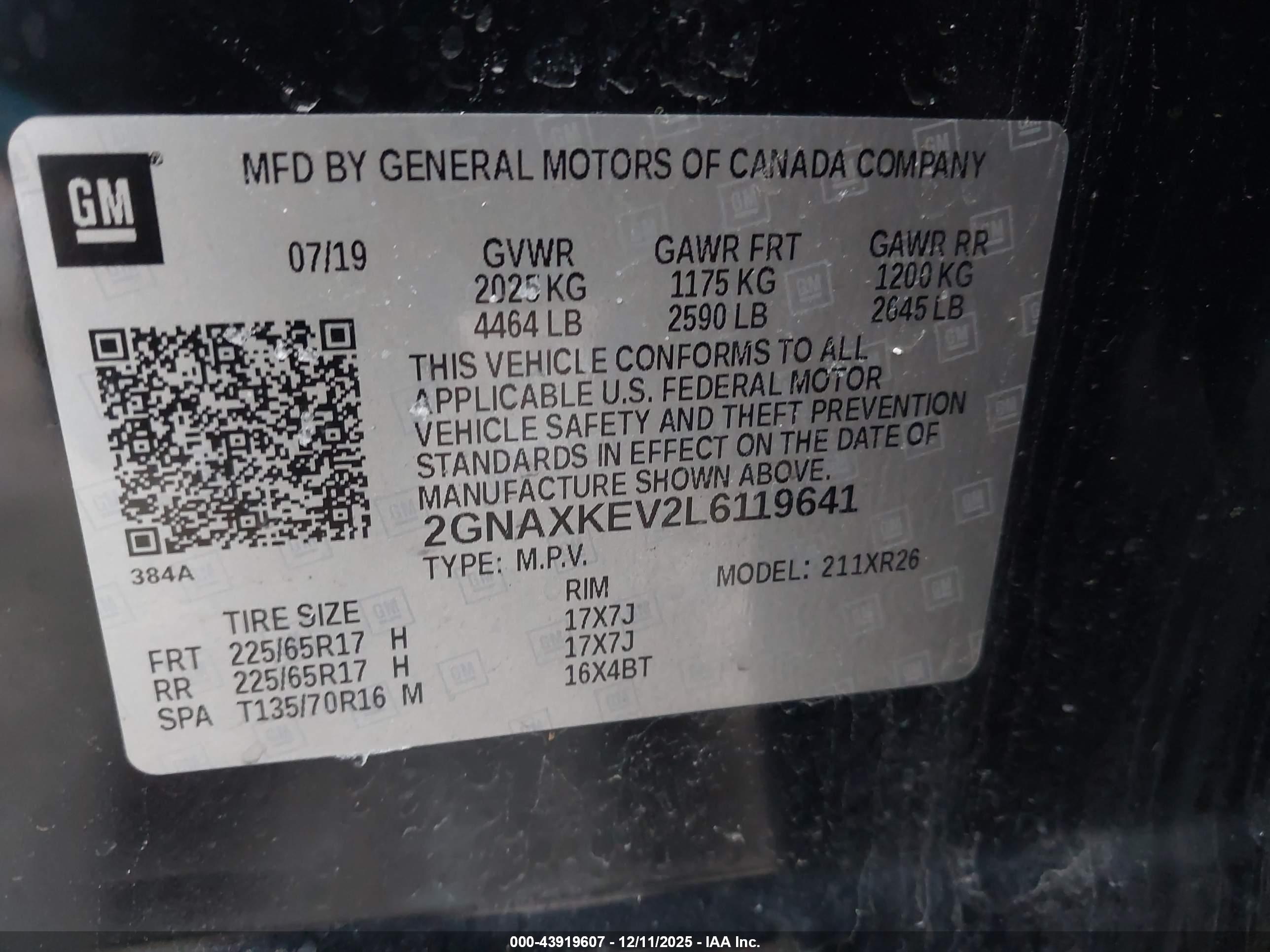 CHEVROLET EQUINOX image 9