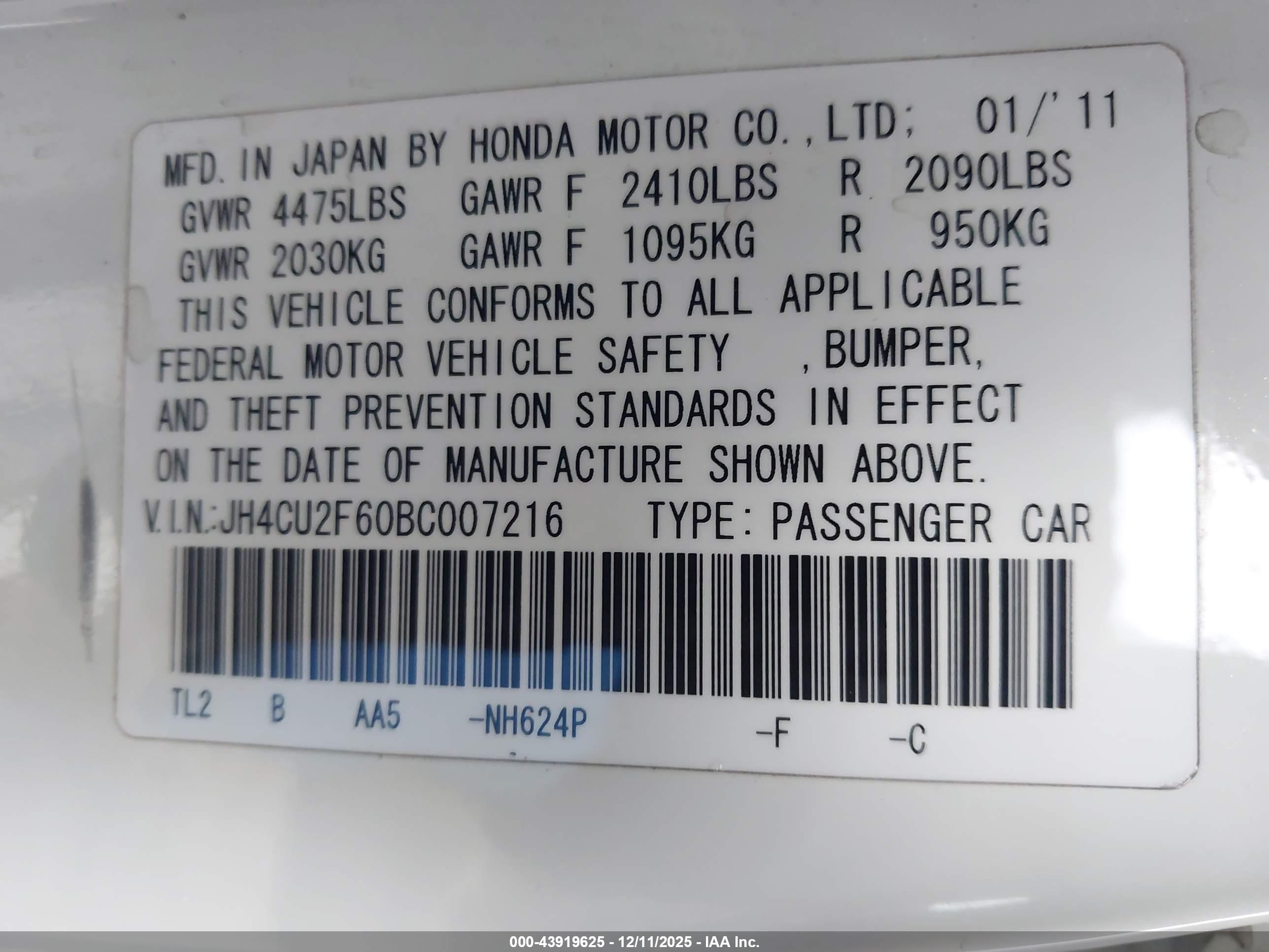 ACURA TSX image 9