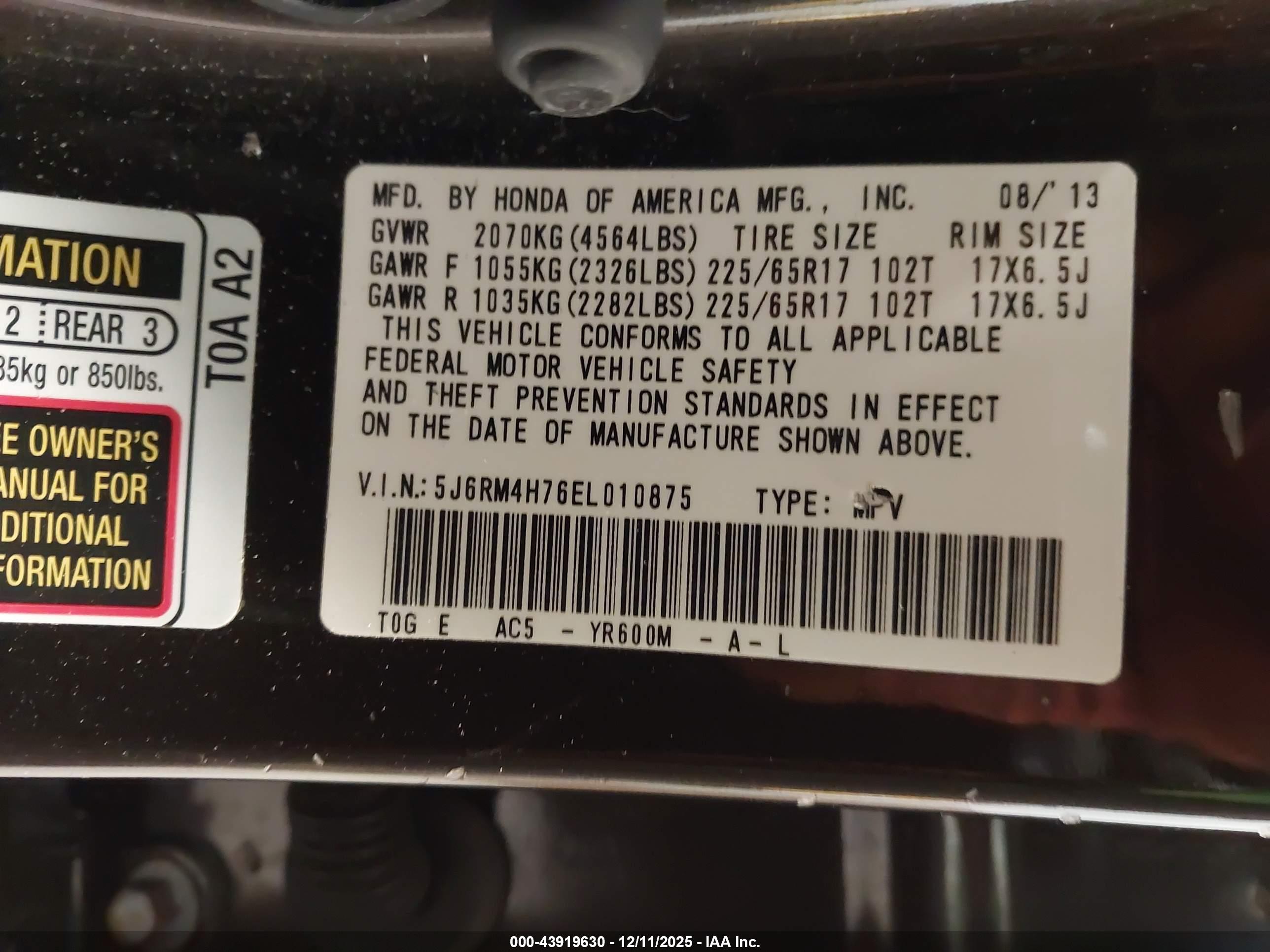 HONDA CR-V image 9