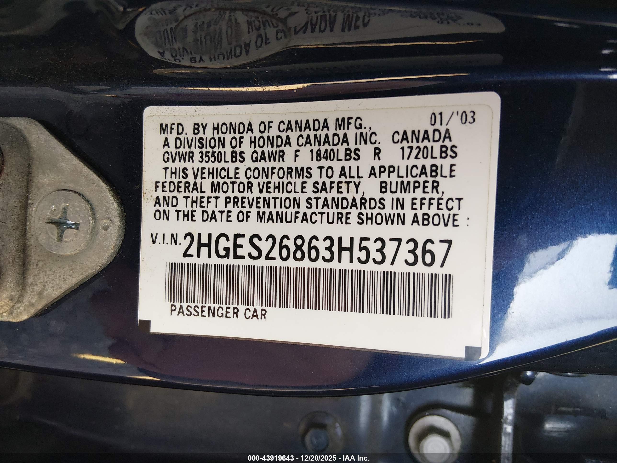 HONDA CIVIC image 9