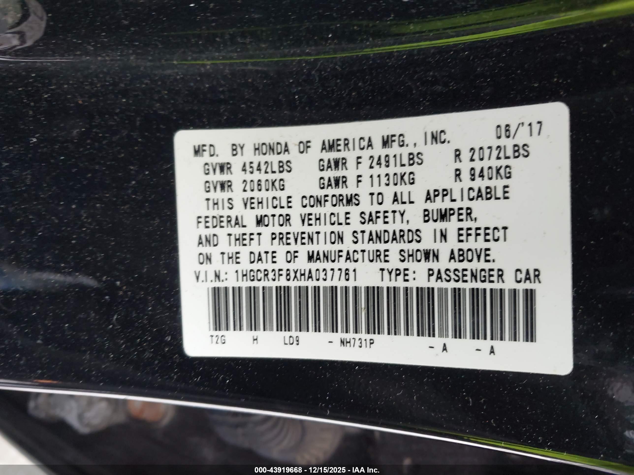 HONDA ACCORD image 9