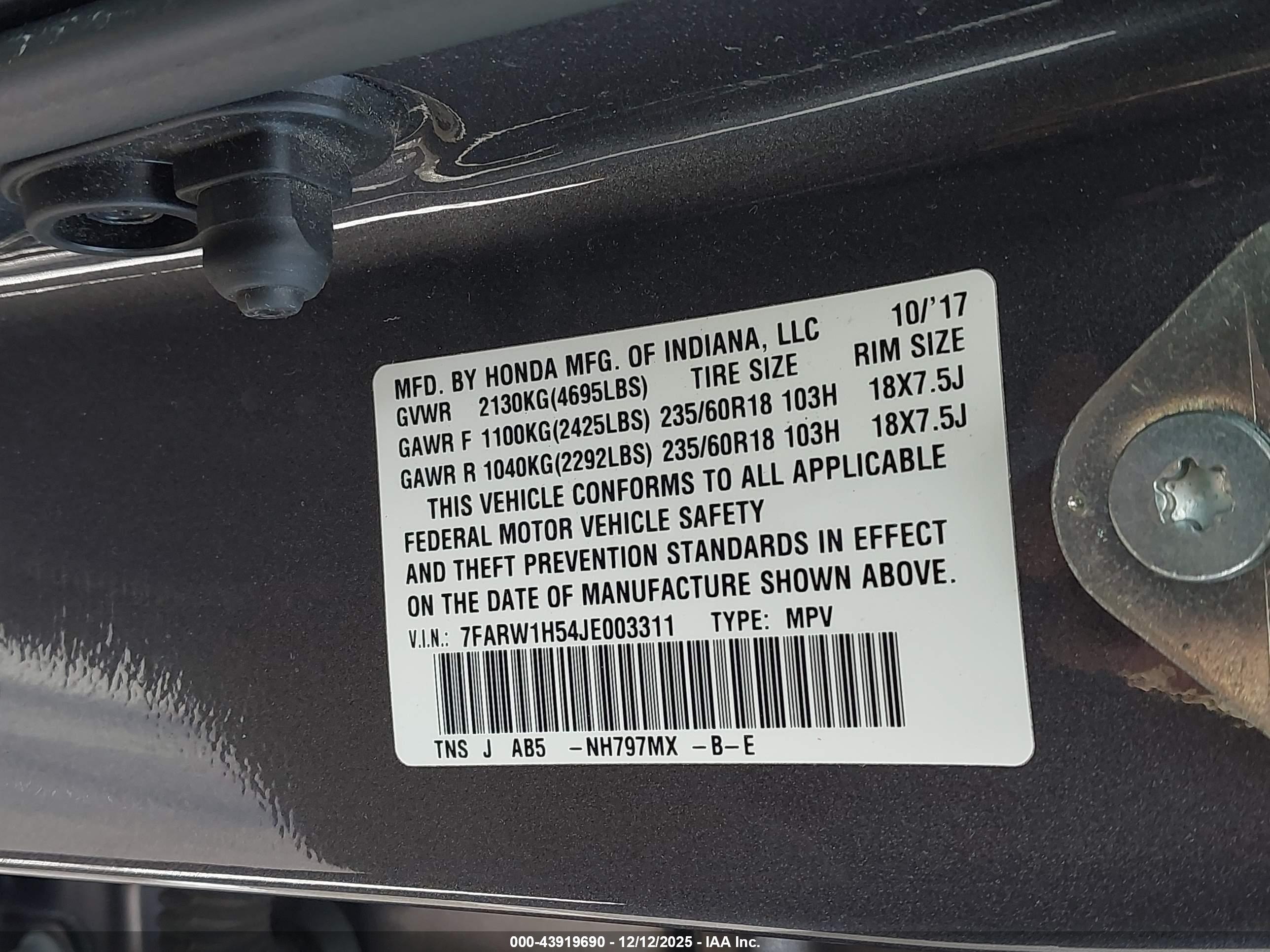 HONDA CR-V image 9