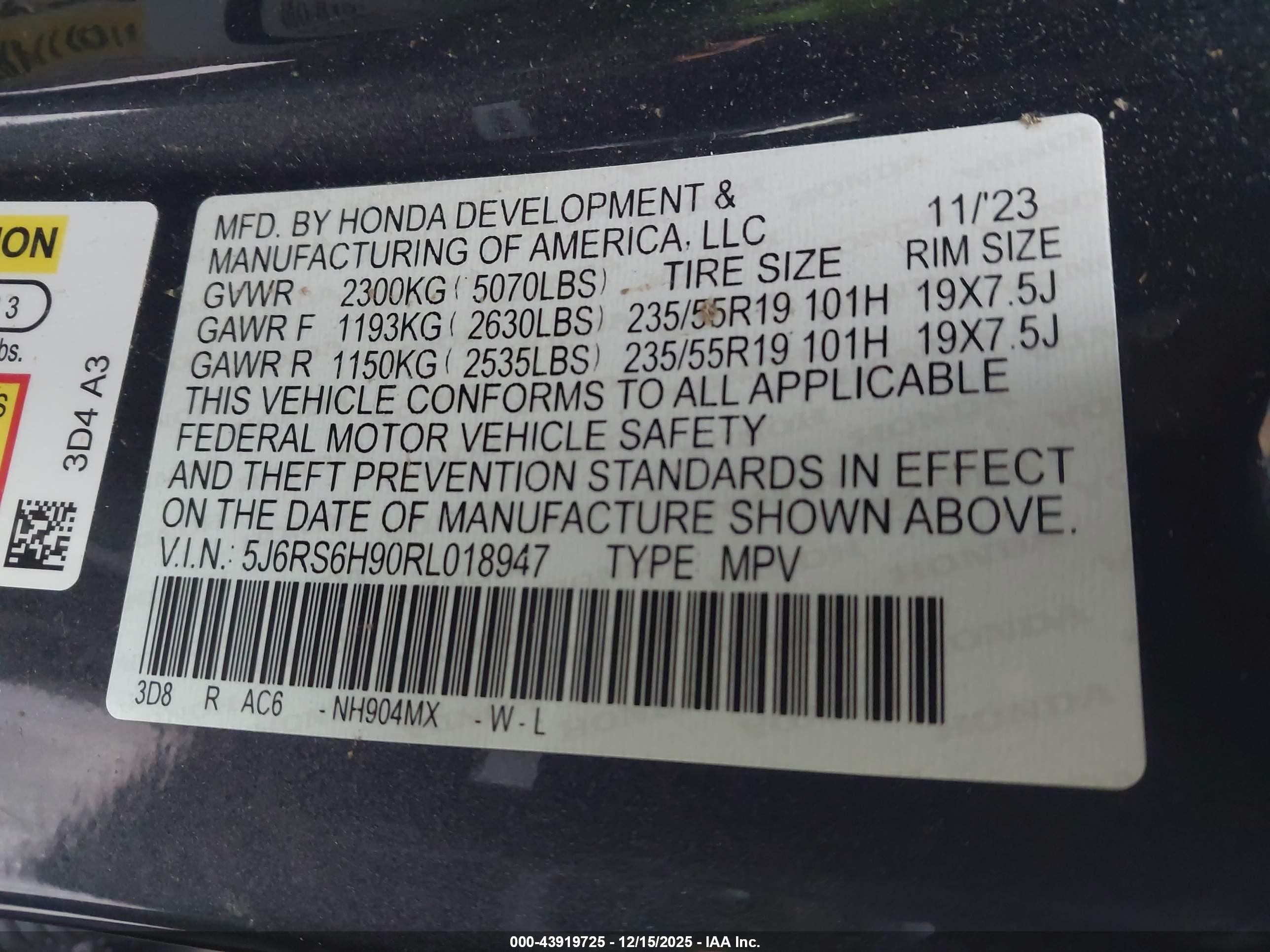 HONDA CR-V image 9