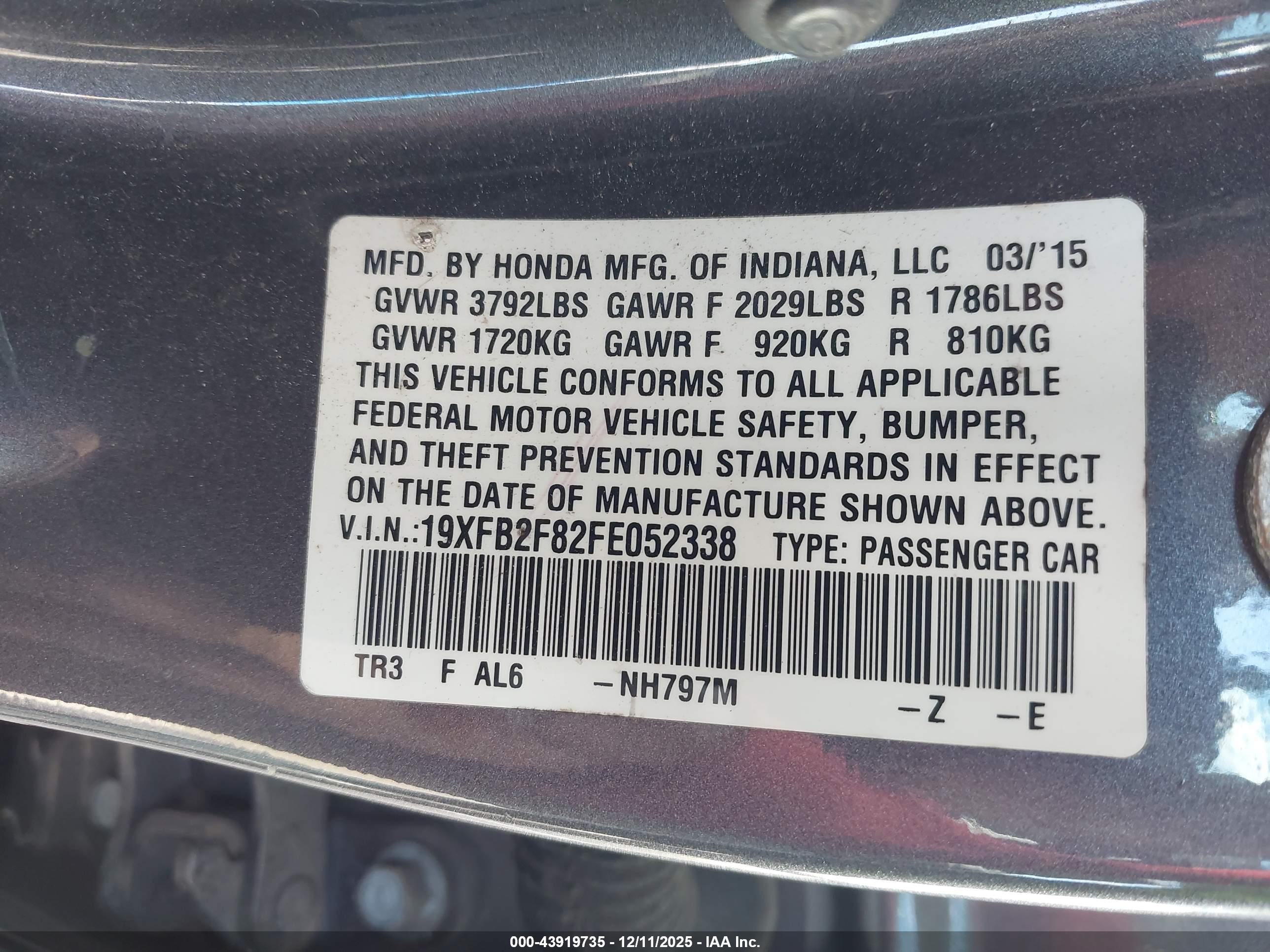 HONDA CIVIC image 9