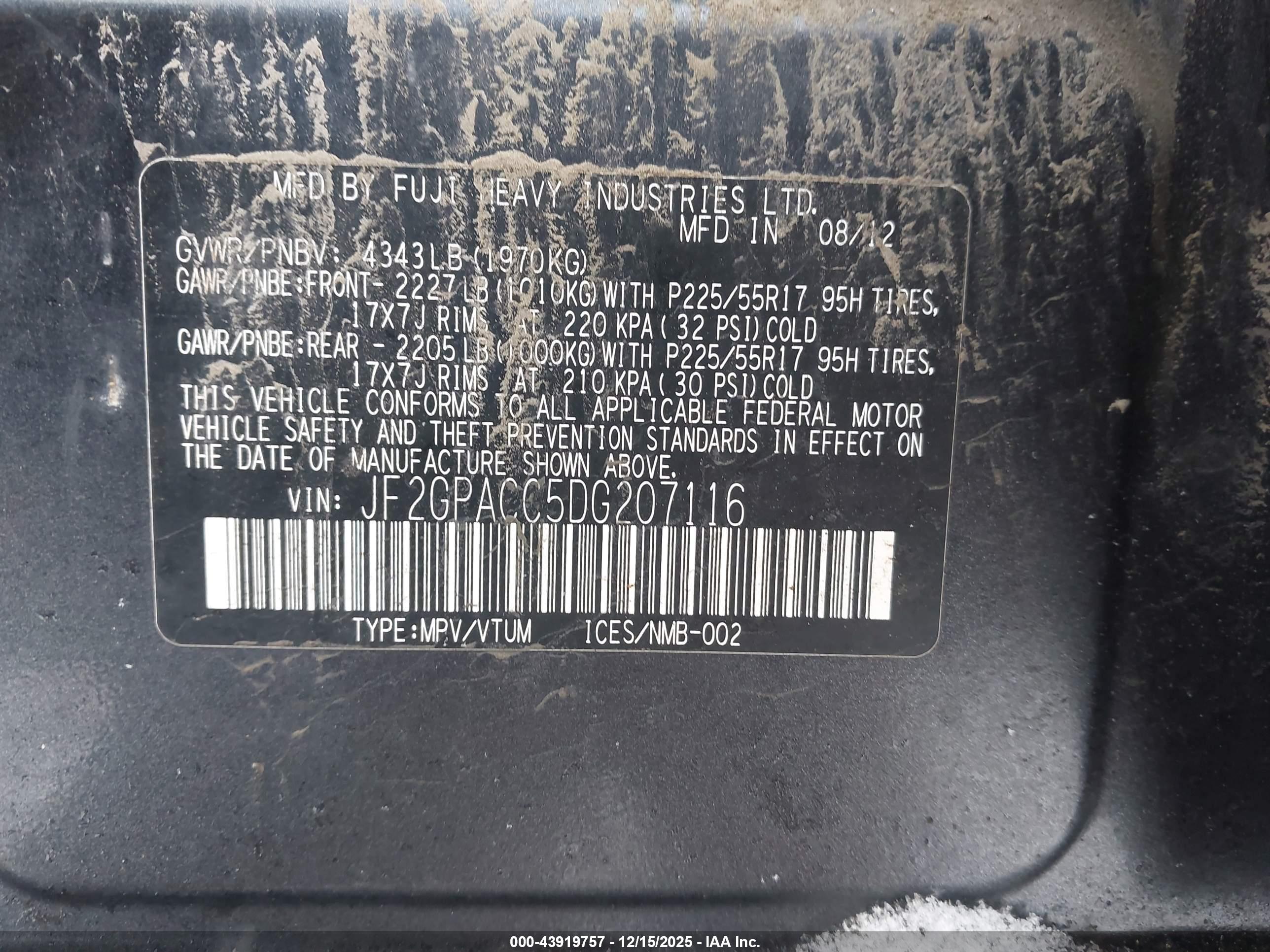 SUBARU XV image 9