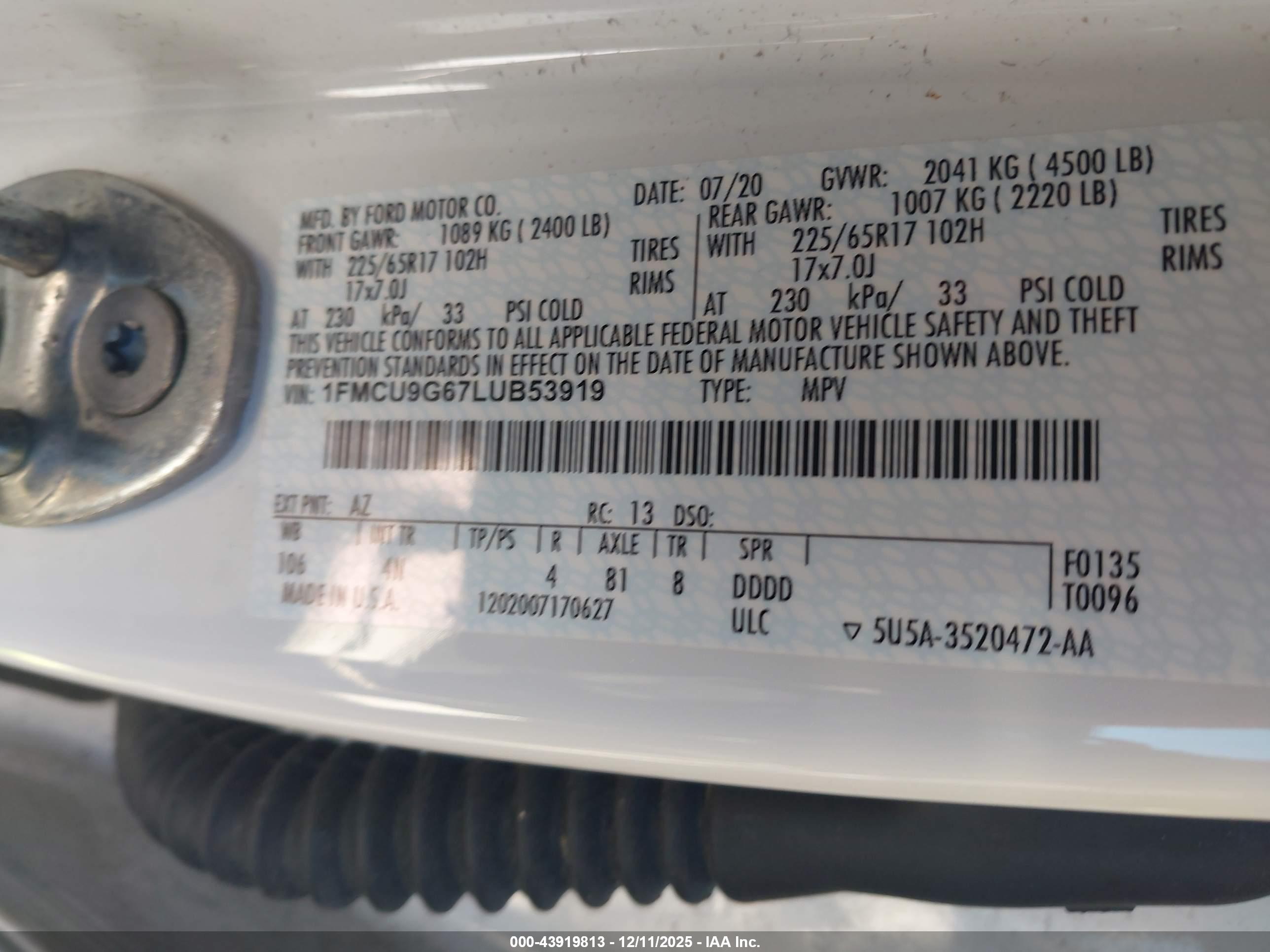 FORD ESCAPE image 9