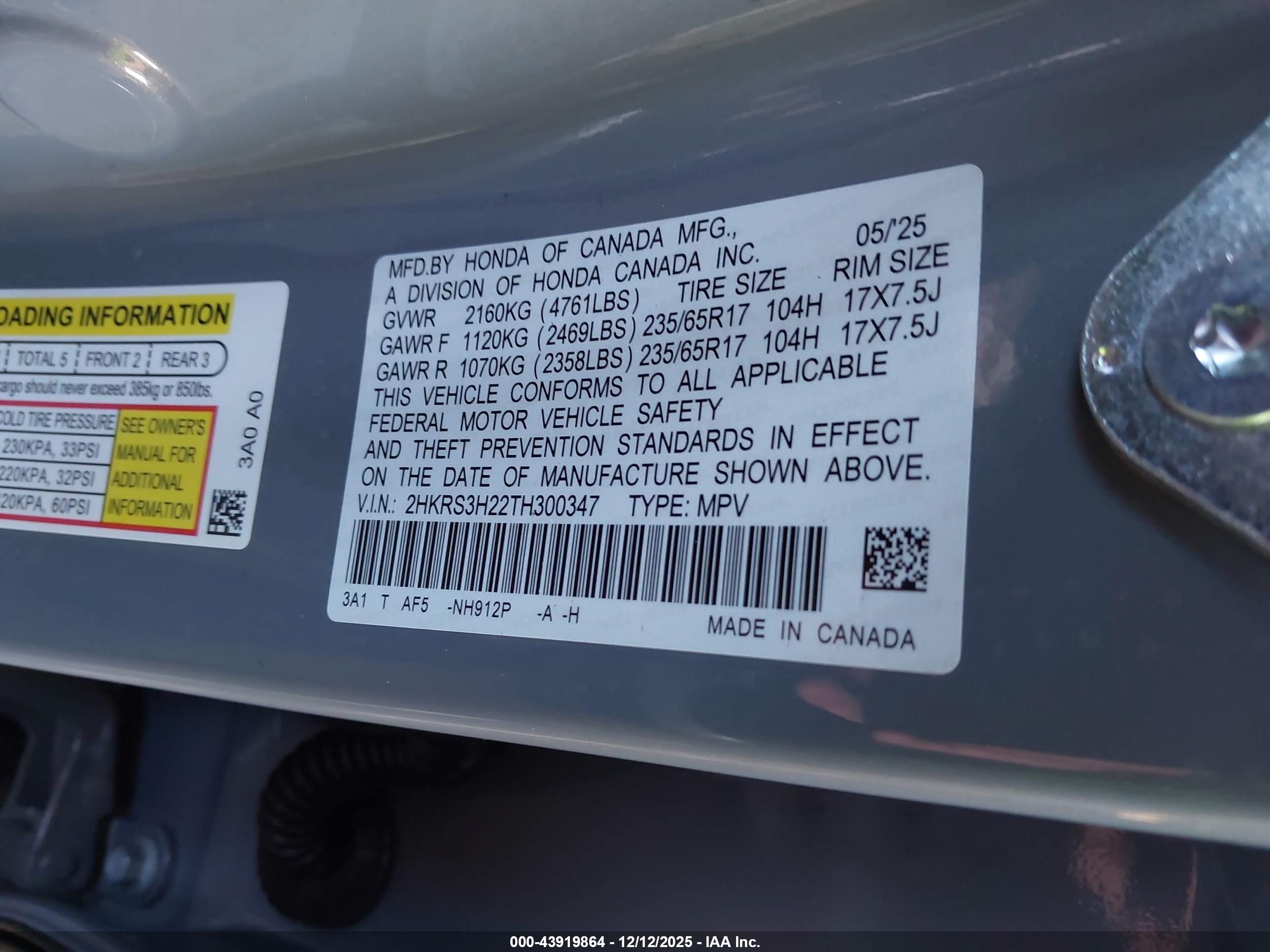 HONDA CR-V image 9