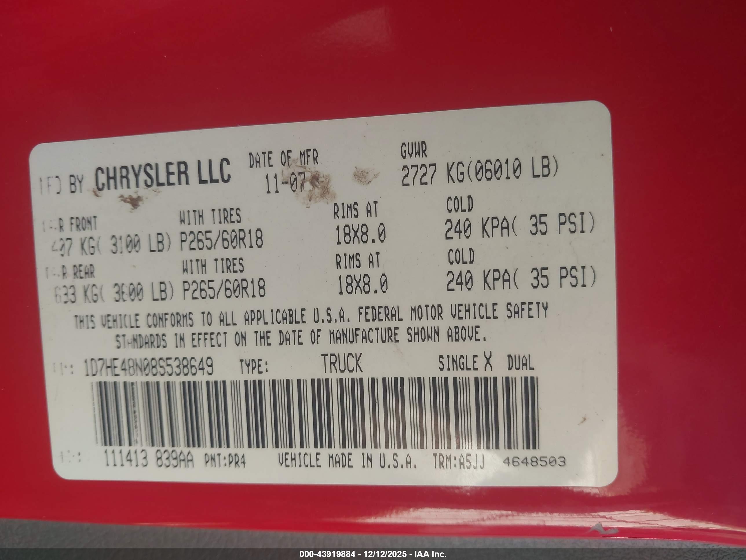 DODGE DAKOTA image 9