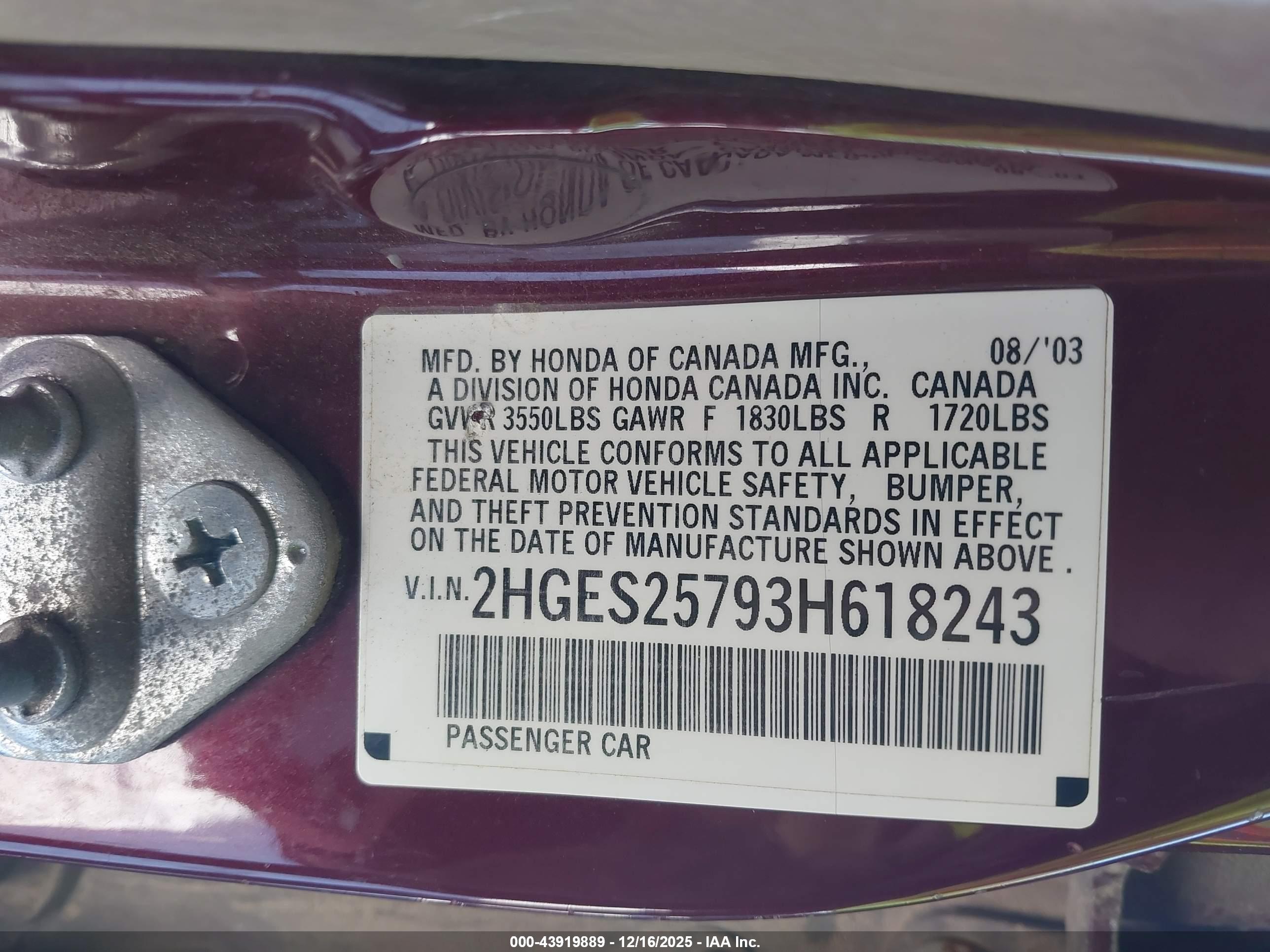 HONDA CIVIC image 9