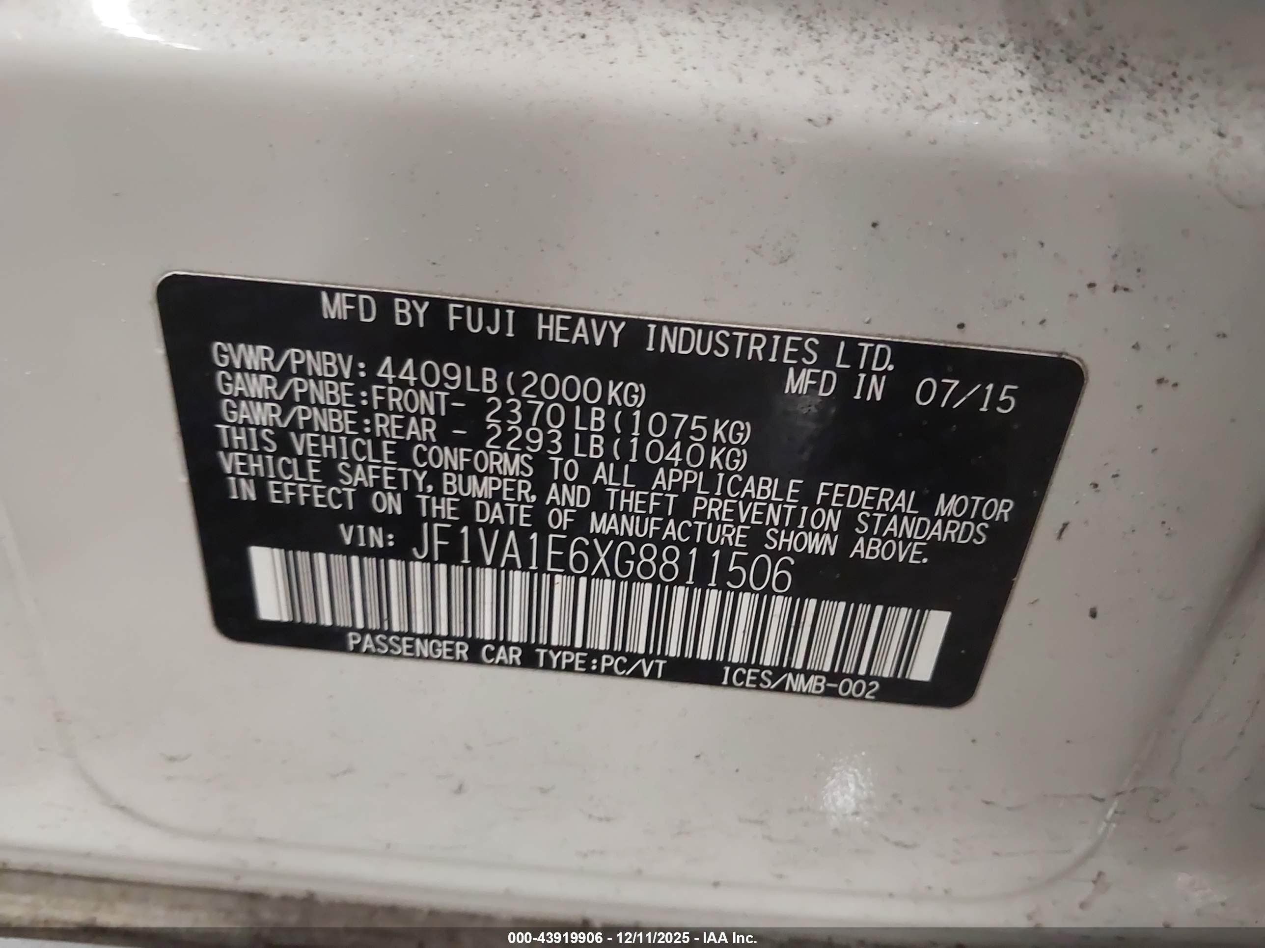 SUBARU WRX image 9