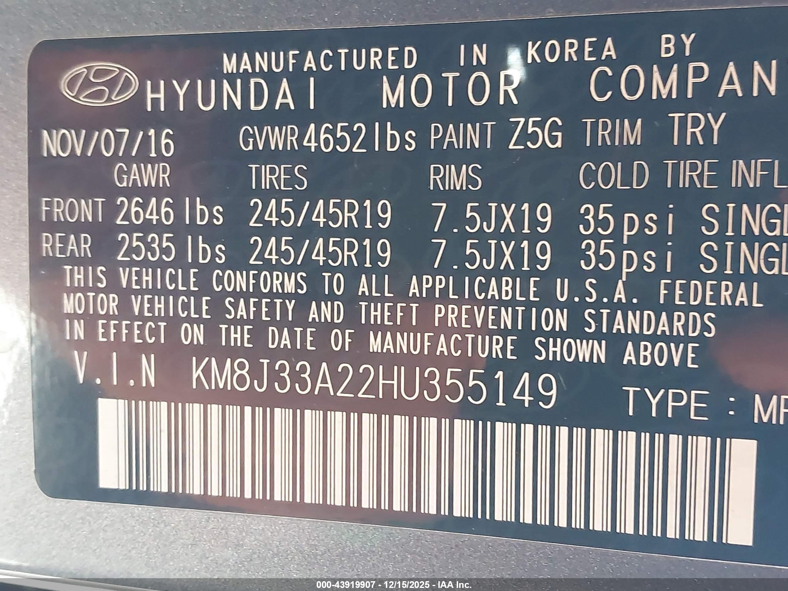 HYUNDAI TUCSON image 9