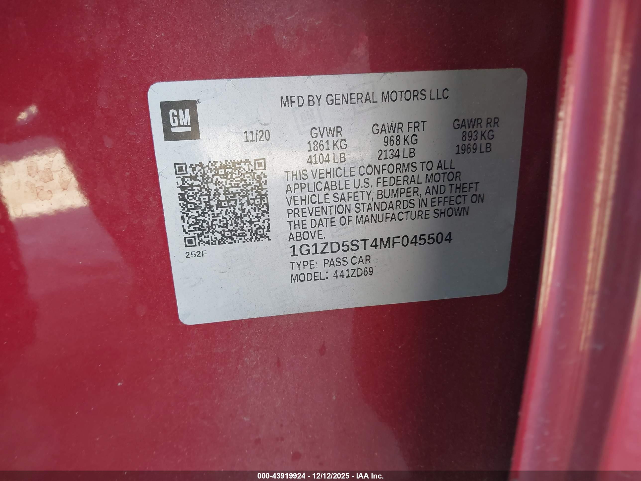 CHEVROLET MALIBU image 9