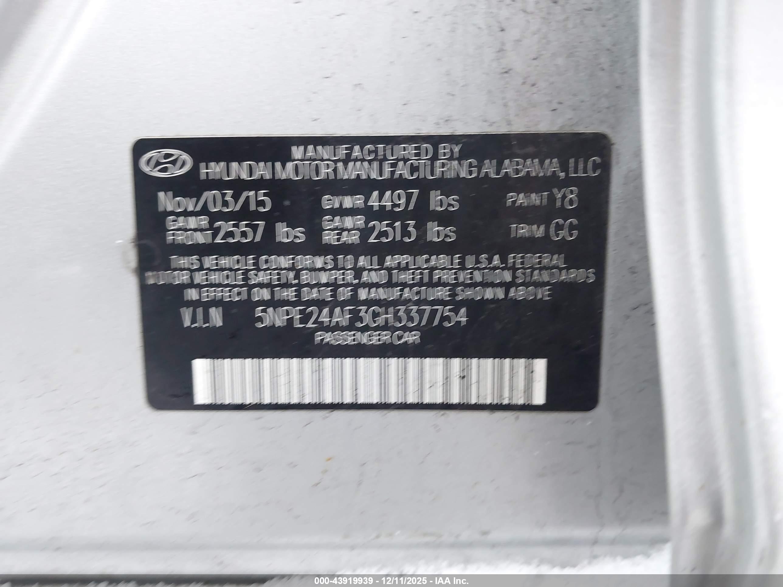 HYUNDAI SONATA image 9