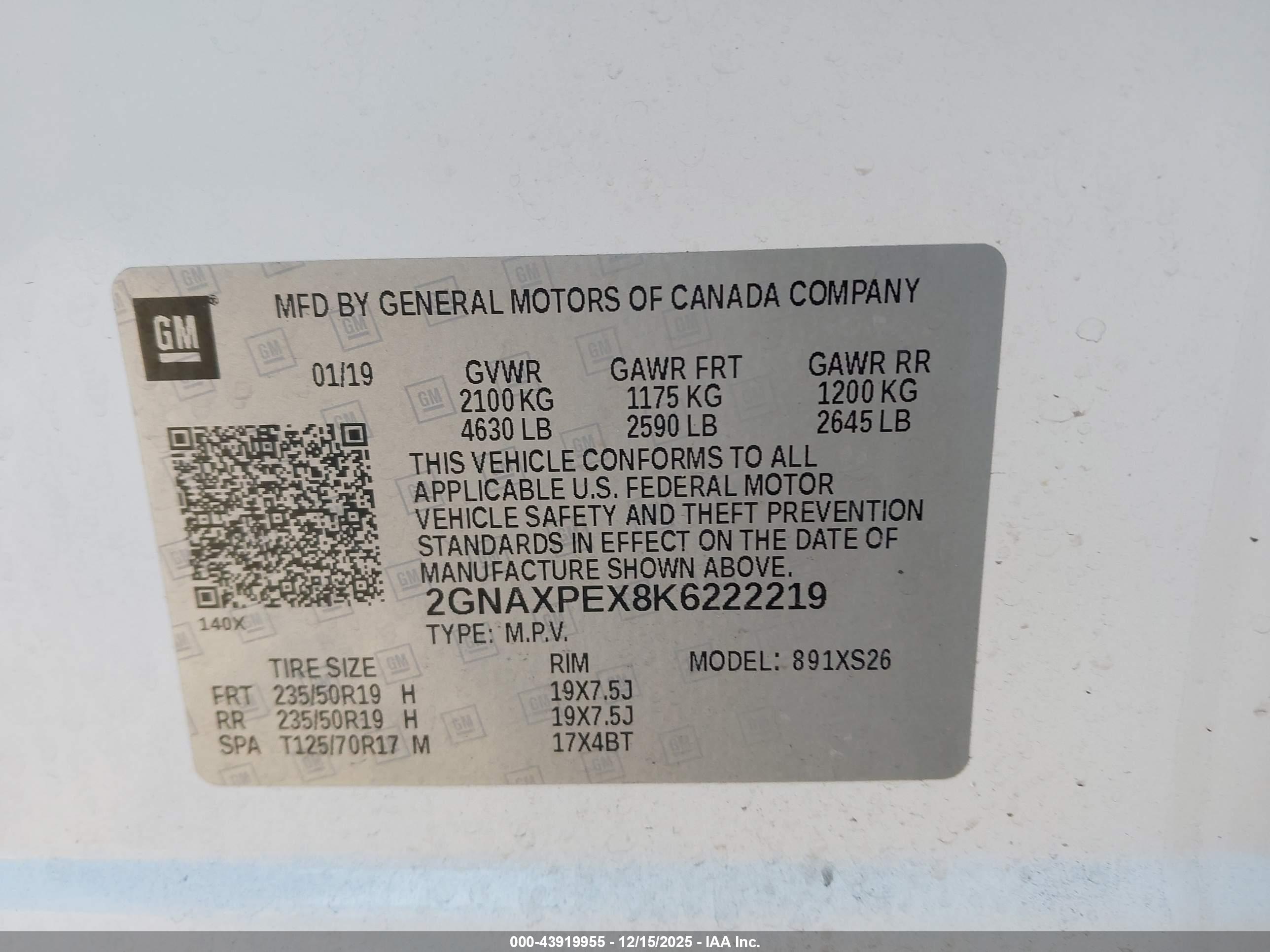 CHEVROLET EQUINOX image 9
