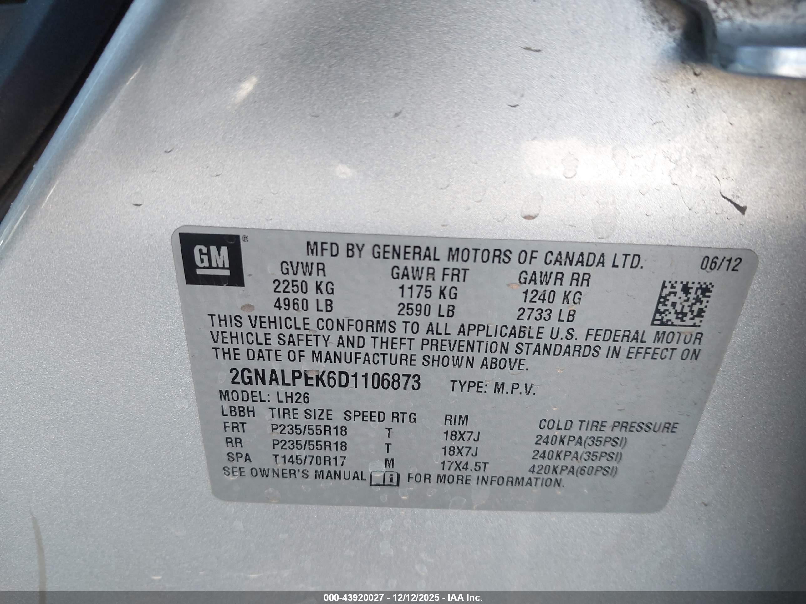 CHEVROLET EQUINOX image 9