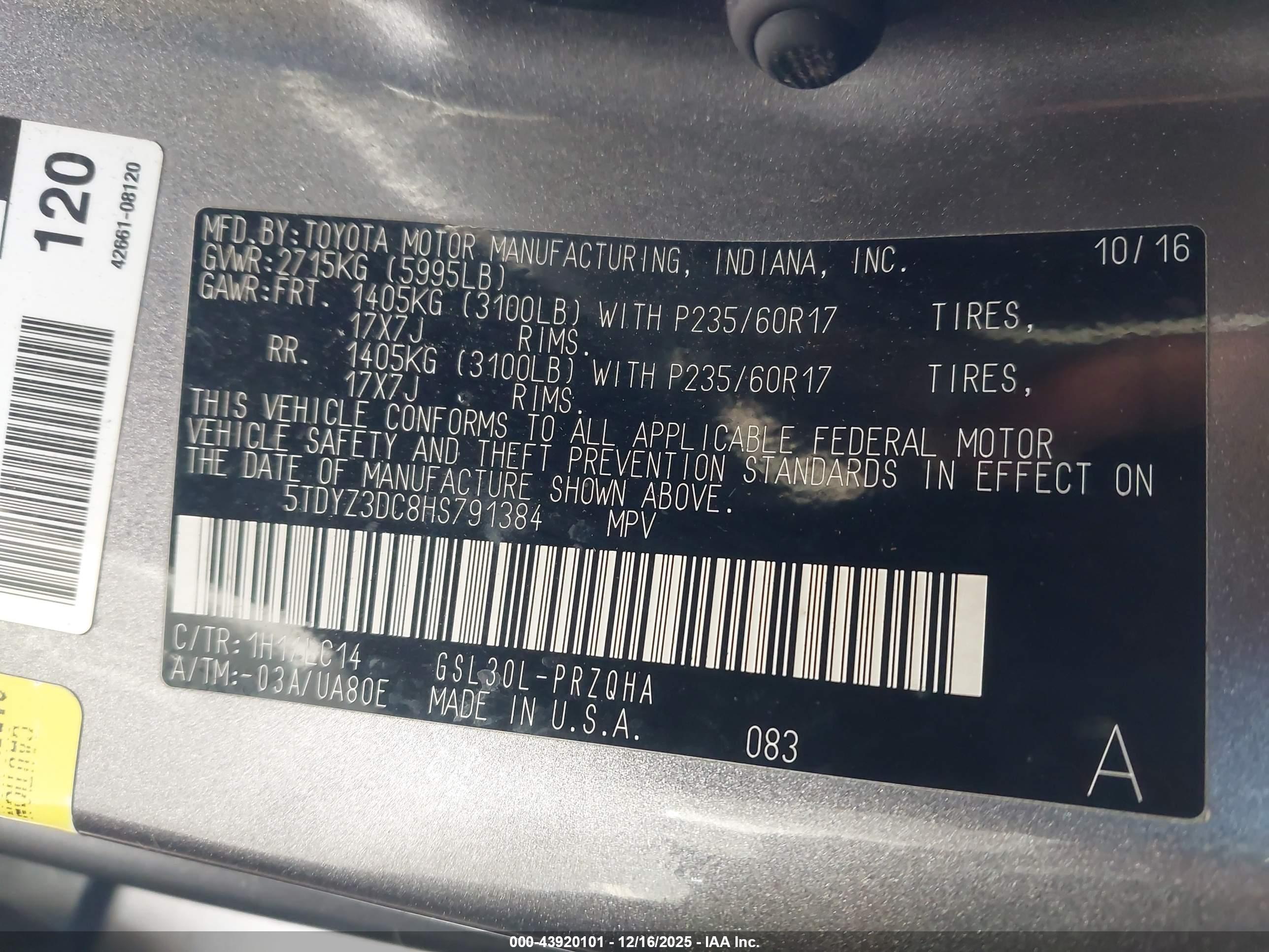 TOYOTA SIENNA image 9
