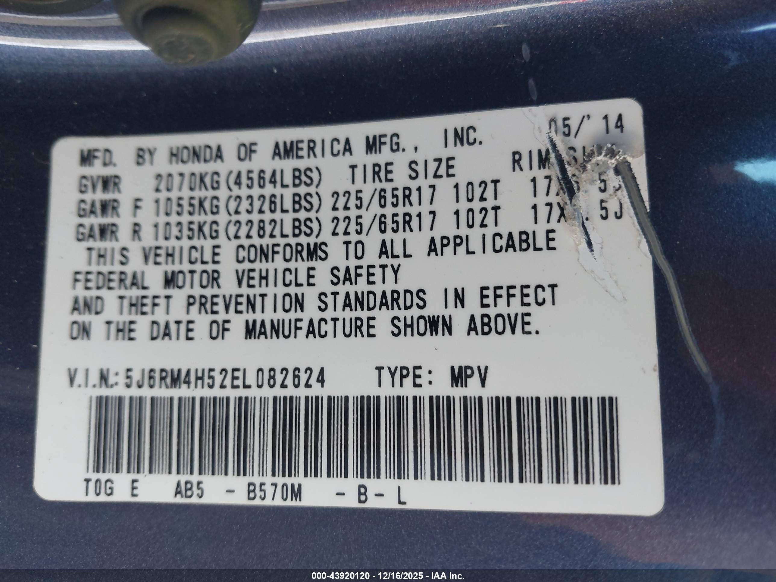 HONDA CR-V image 9