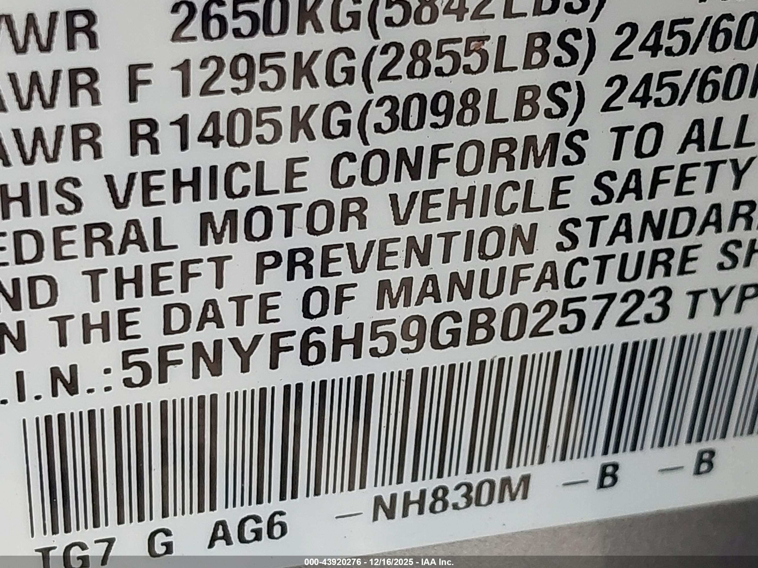HONDA PILOT image 9