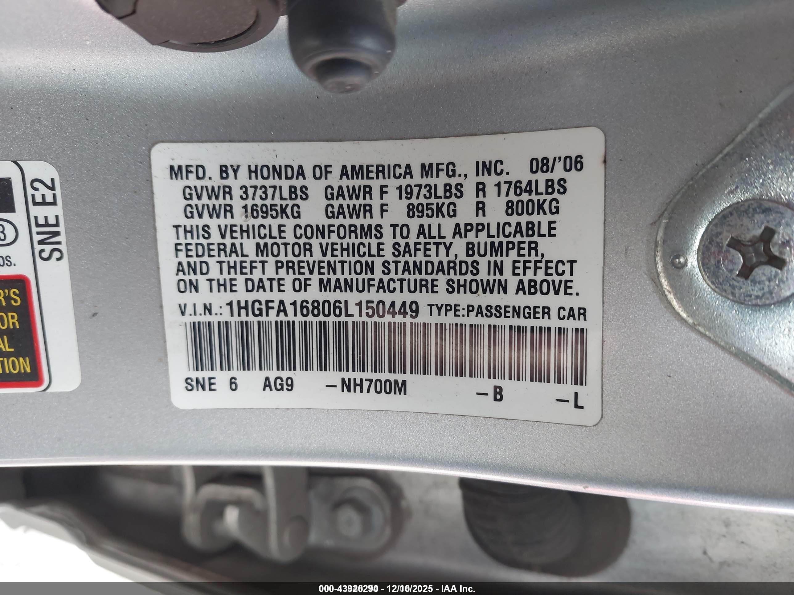 HONDA CIVIC image 9